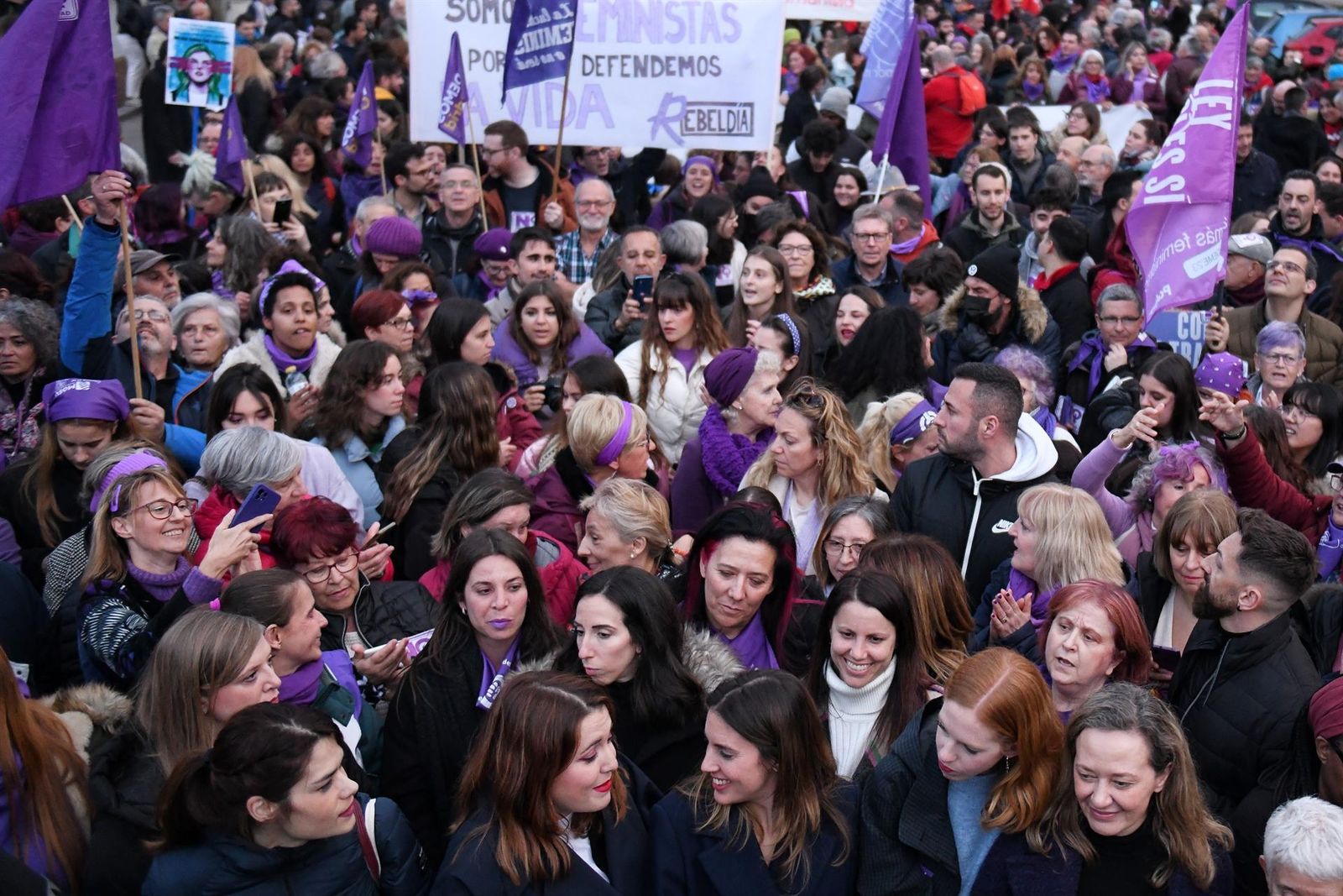 Manifestación por el Día de la Mujer