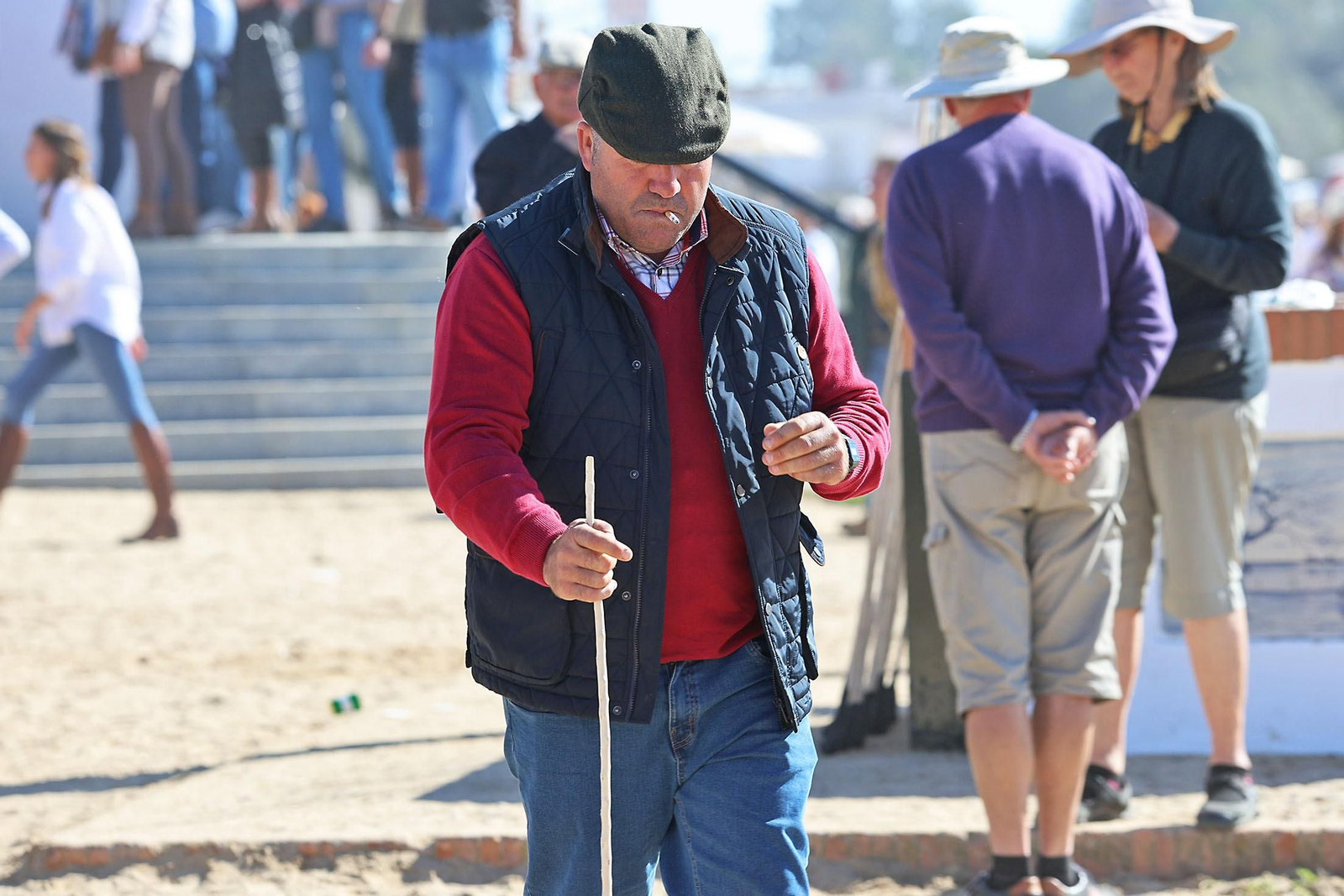 Imágenes del ambiente en la aldea del Rocío en la Candelaria 2024