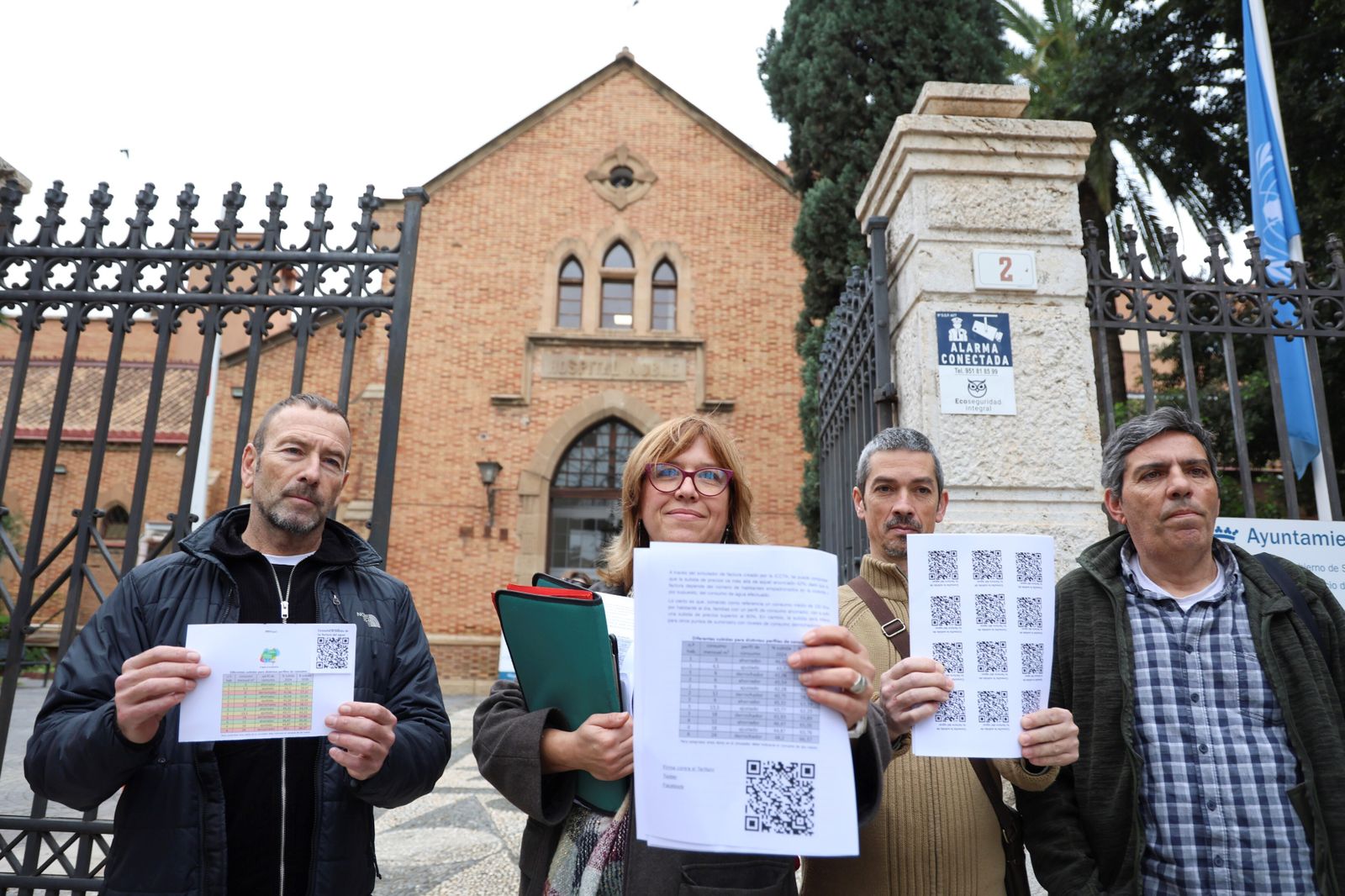 Presentación del simulador para calcular la factura del agua hasta 2028, este martes.