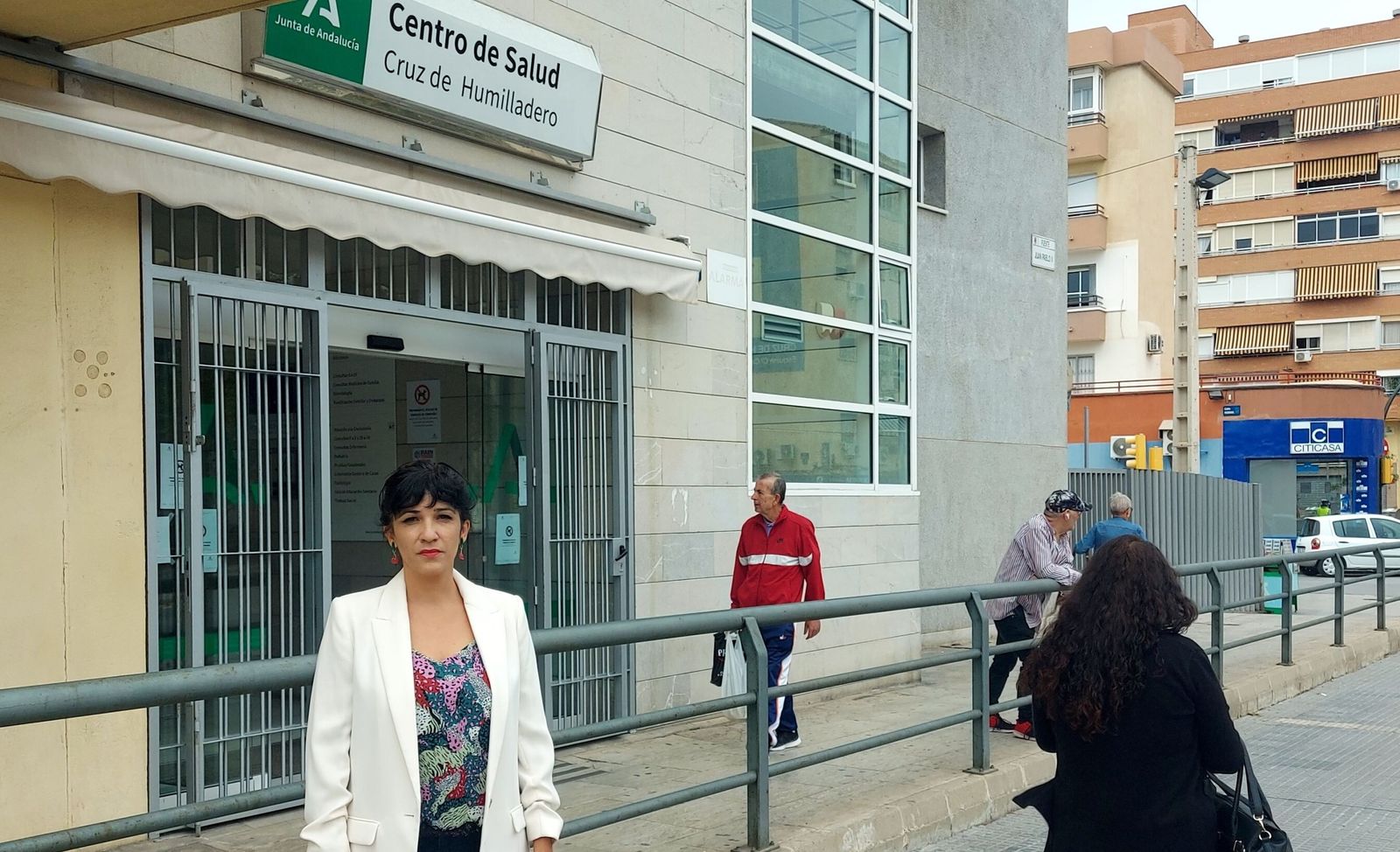 La coordinadora provincial de Izquierda Unida en Málaga, Toni Morillas.