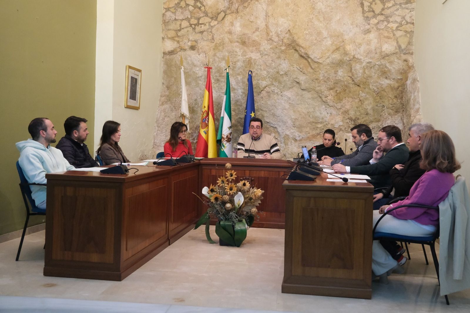 Pleno del Ayuntamiento de Monturque.