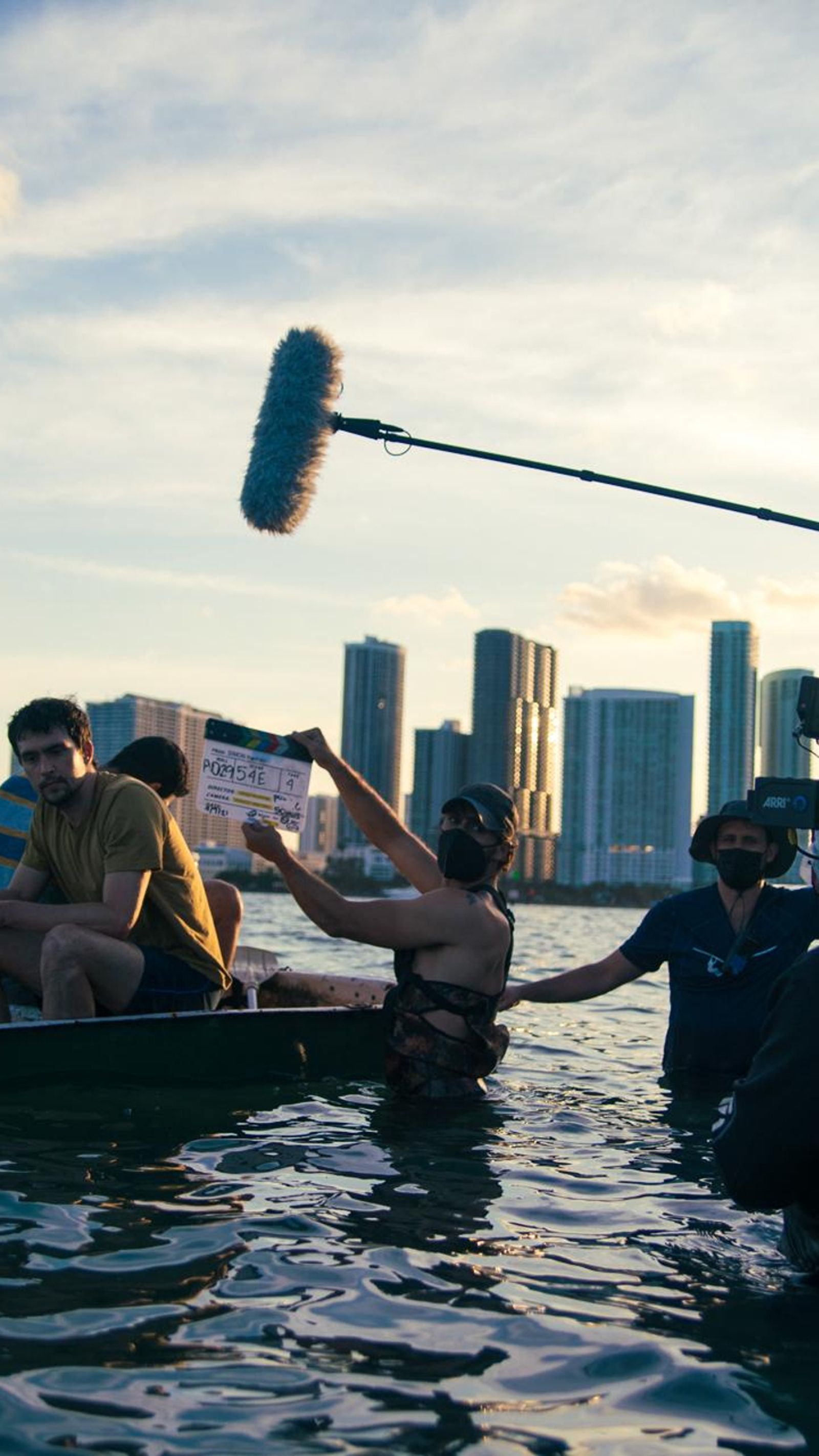 Grabación de una escena de 'Simón' en Miami.