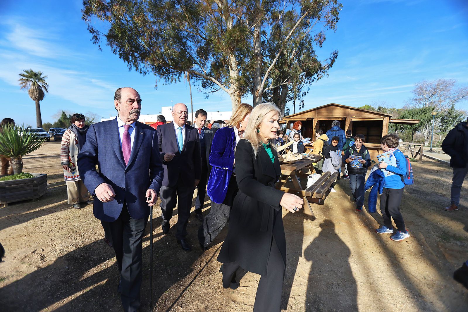 Imágenes de la visita al programa de divulgación ambiental 'Mi Marisma, Mi Escuela', de la Fundación Atlantic Copper.en Marismas del Odiel