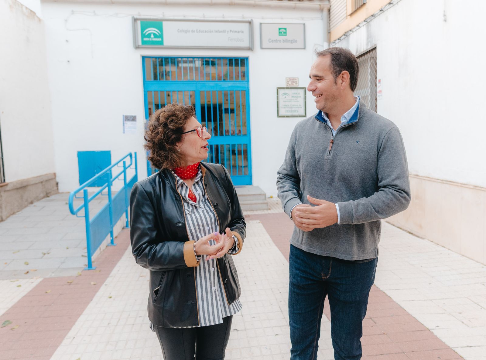 Rosa María Canovaca y Eduardo López Povedano.