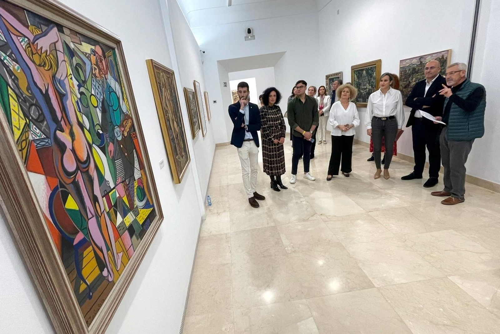 Inauguración de la muestra.