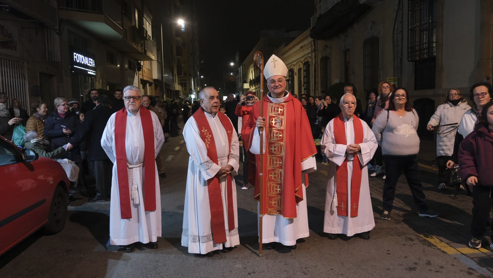 Imágenes de la misa y procesión de San Sebastián, en Almería
