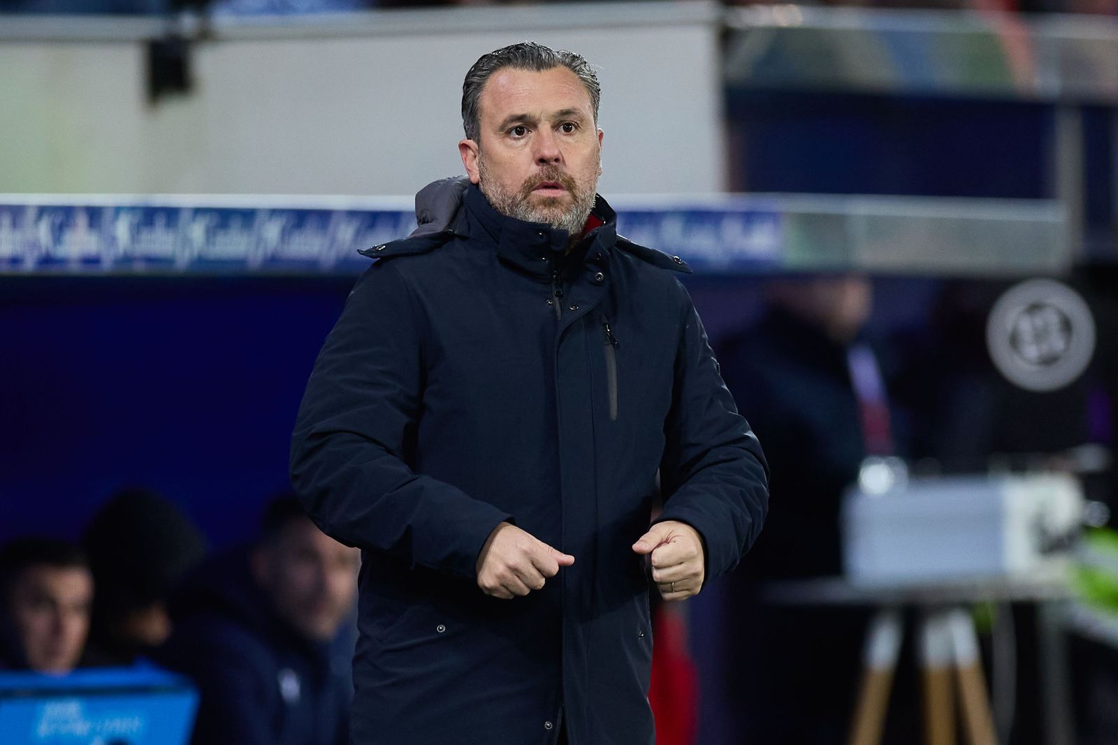 Sergio González durante el Alavés-Cádiz.
