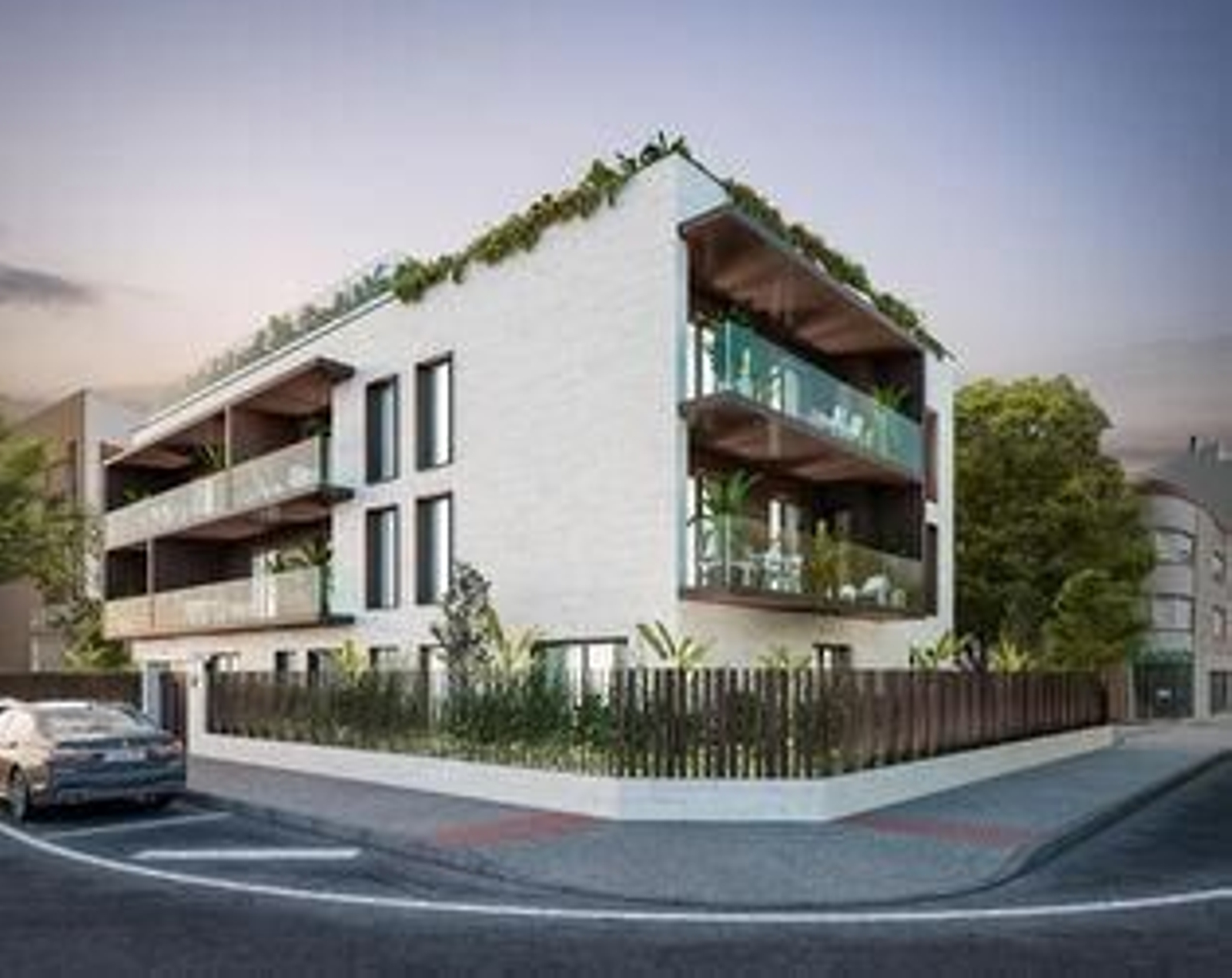 Diseño de los pisos que ya construye el grupo GS en el antiguo chalé de La Porteña.