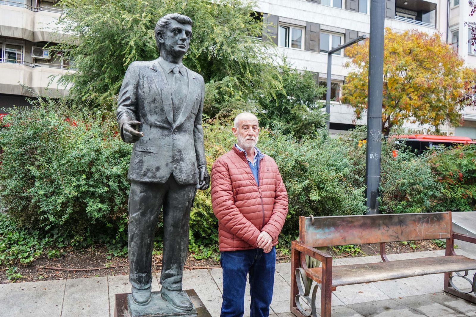 Víctor Vázquez, presidente de la Peña la Platería.