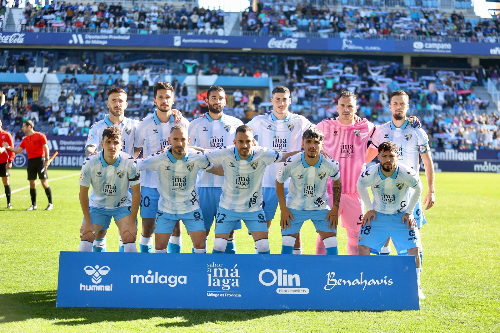 Once del Málaga ante el Atlético Baleares