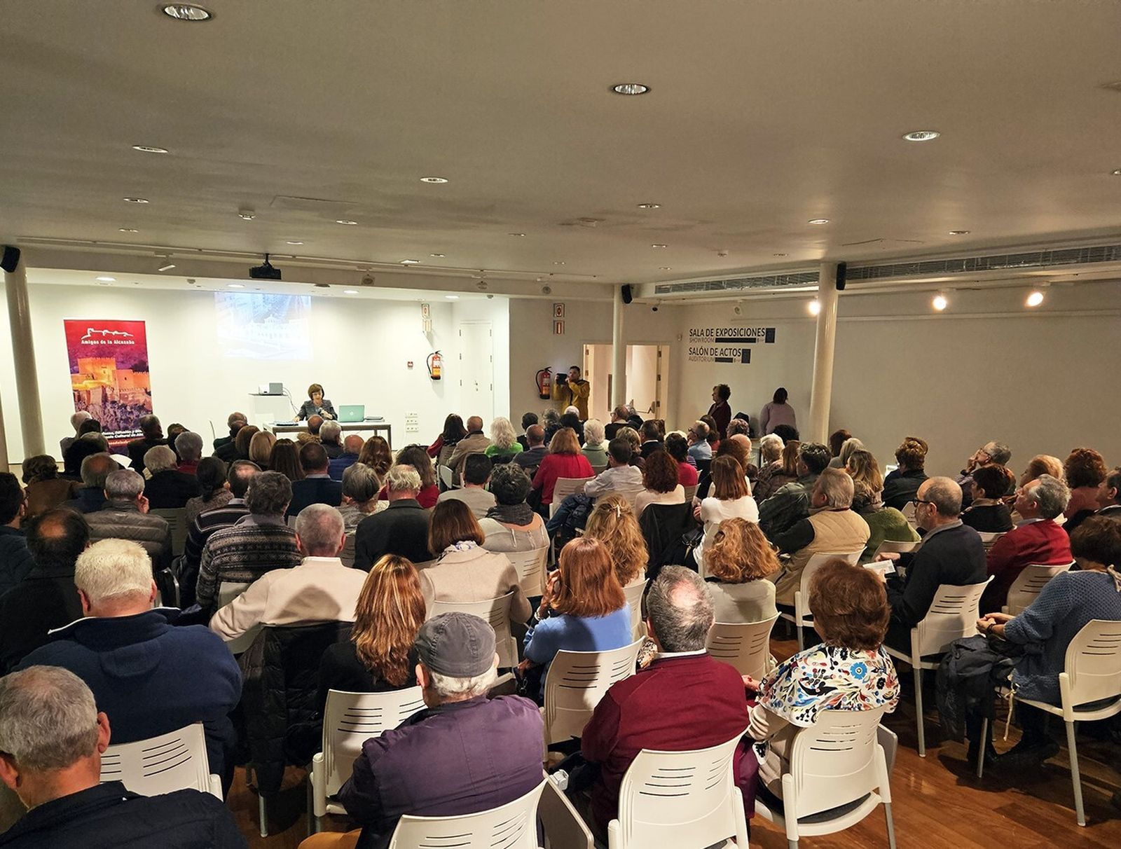 Asistentes a las dos charlas ofrecidas por Alfonso Ruiz y Juan Díaz.