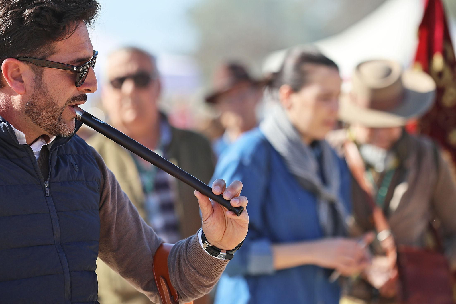 Imágenes del ambiente en la aldea del Rocío en la Candelaria 2024