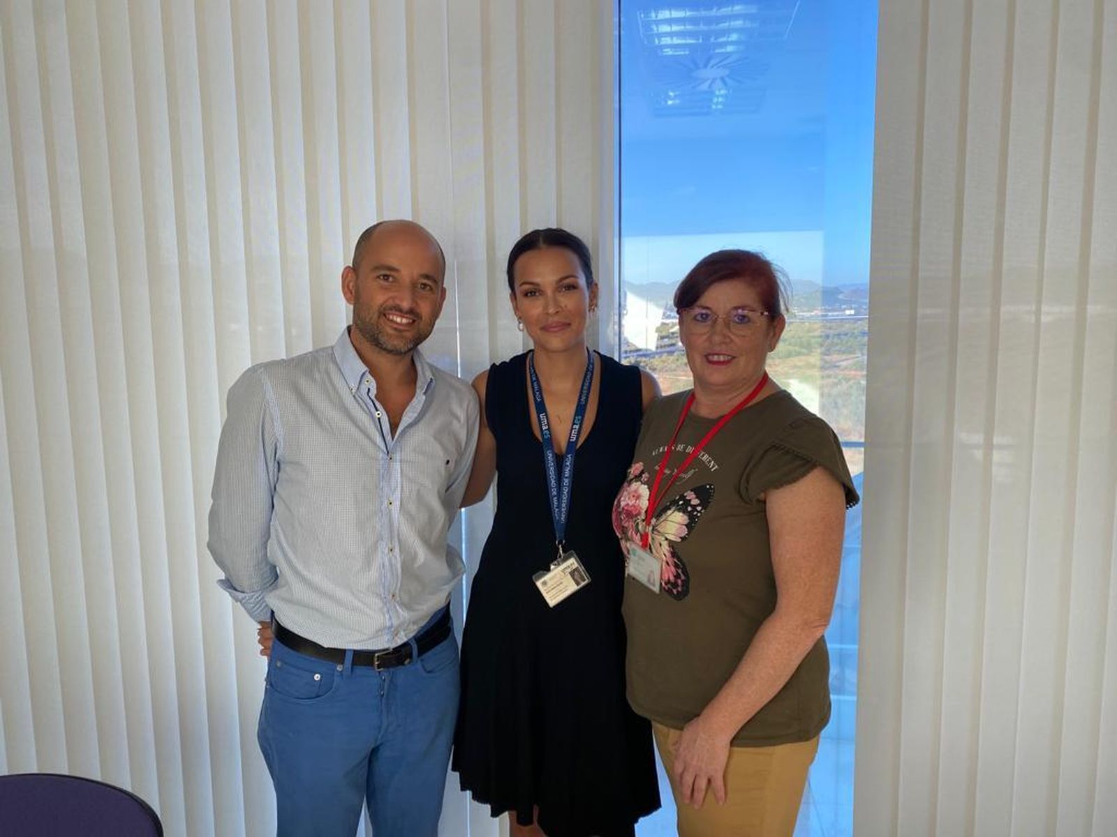 Carlos Aguilera, Celia Martí y Casta Quemada, investigadores de la UMA.