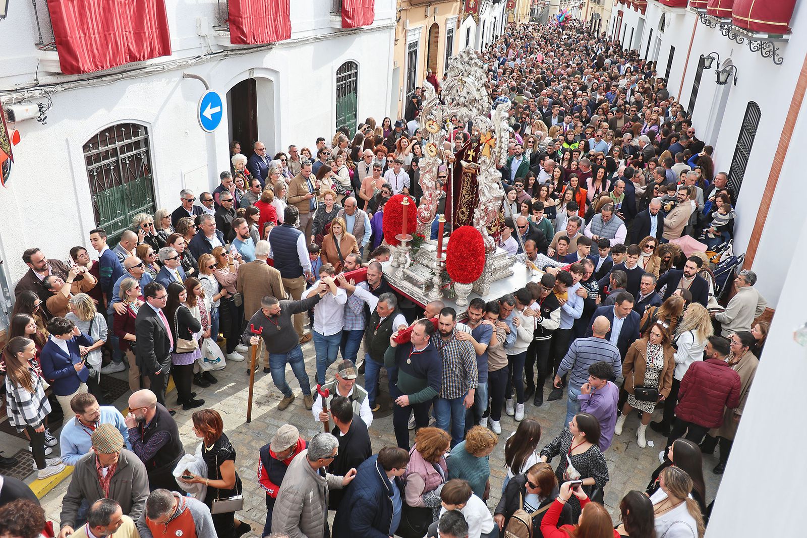 Imágenes de las tiradas de San Antonio Abad en Trigueros