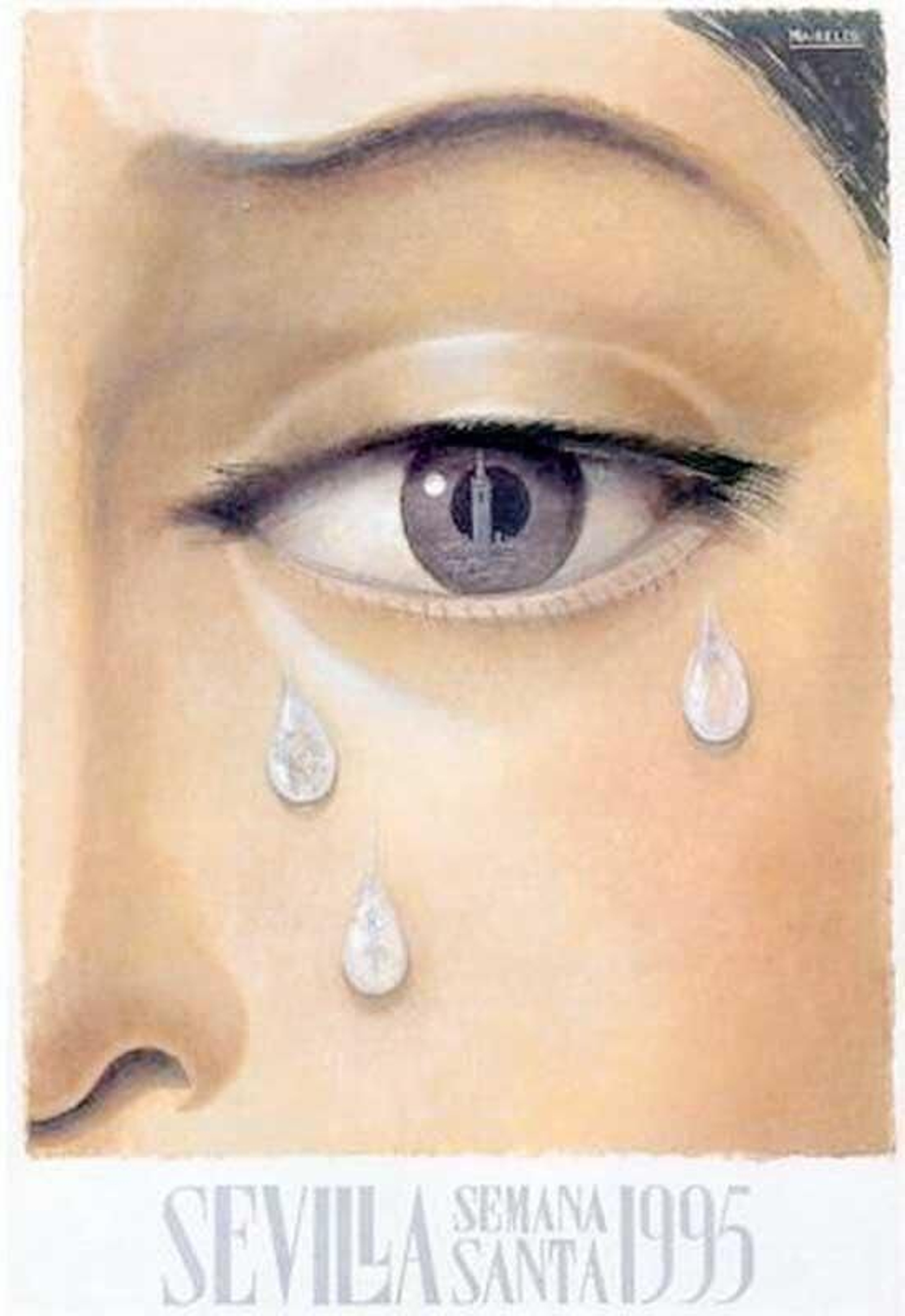 El cartel de Maireles para la Semana Santa de 1995, también criticado