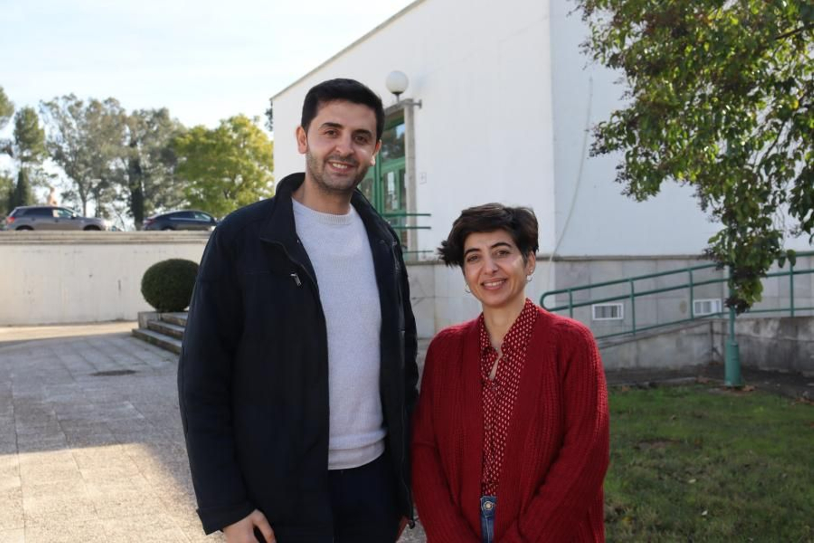 Los investigadores de la Universidad de Córdoba Hristofor Miho y Conchi Muñoz Díez.