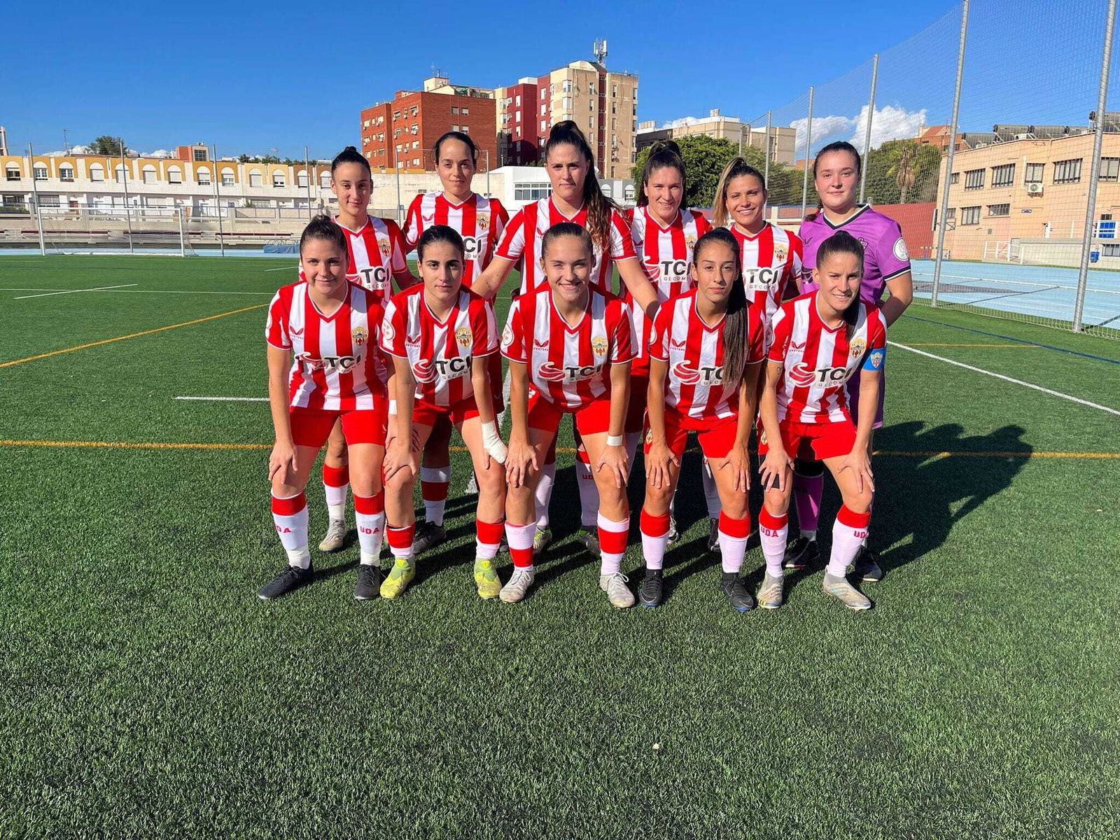 Once presentado por el Almería femenino en su partido en casa frente al Fuensalida