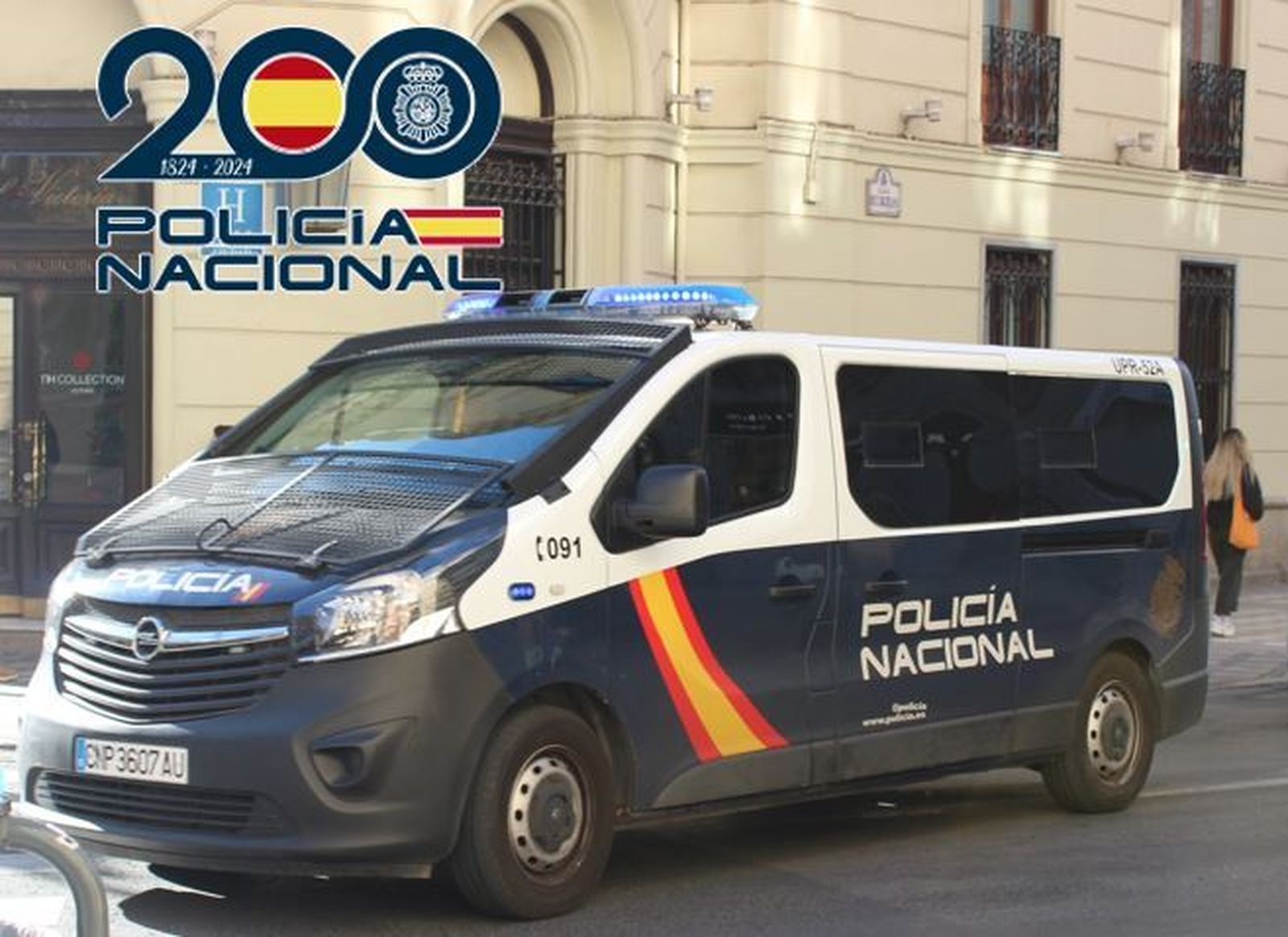 Furgón policial.