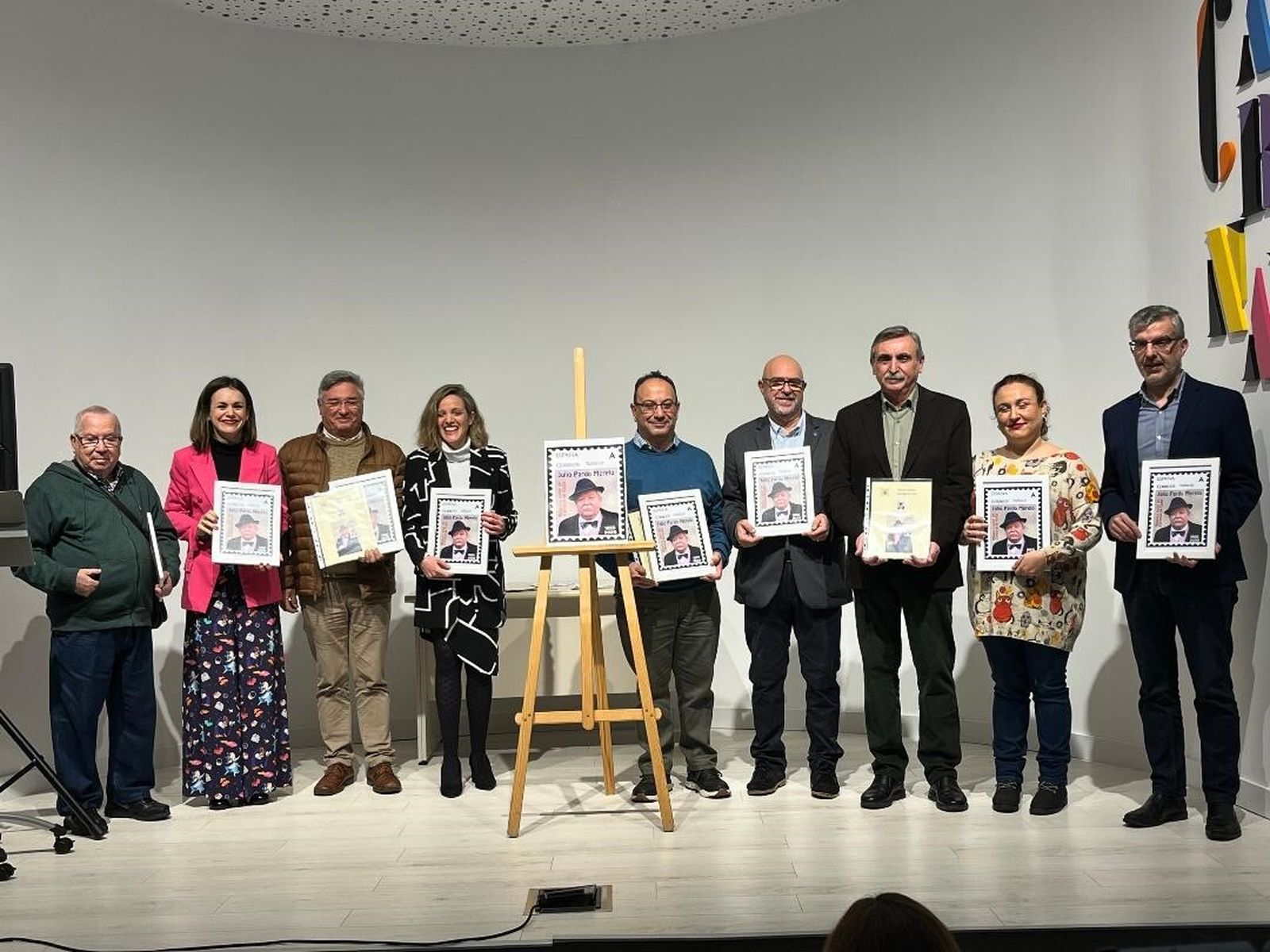 Antonio Valiente, Beatriz Gandullo, Antonio Muriel,  Maite González, Juan Luis Lucena, Paco Velázquez, Juan Antonio Casas, Lucía Pardo y Vicente de la Torre.
