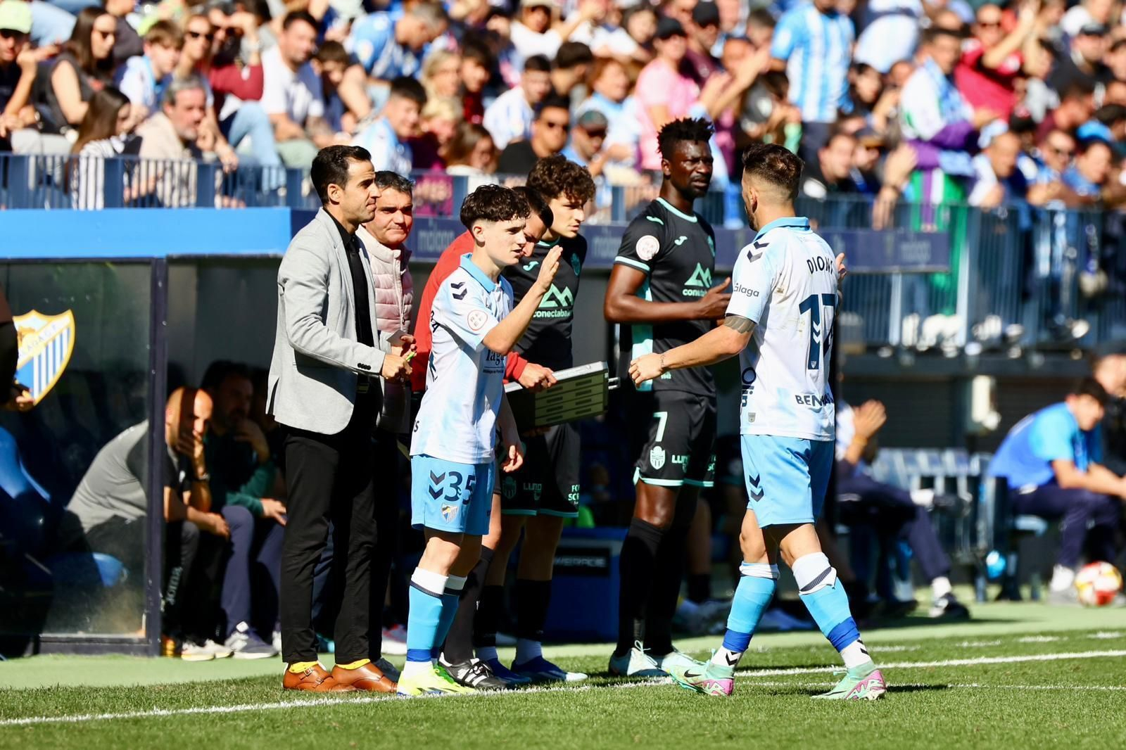 El Málaga CF - Atlético Baleares, en fotos