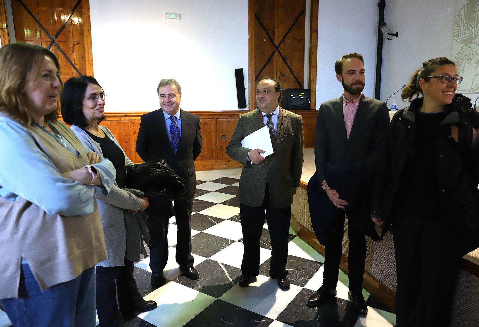 Un momento del encuentro en Jerez de socios del programa europeo Palimpsest.