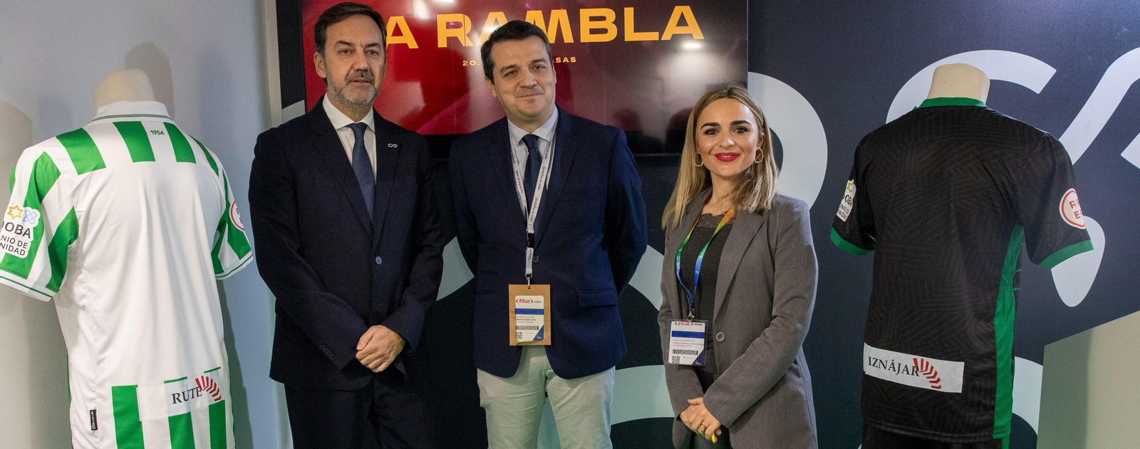 Antonio Fernández Monterrubio posa junto a José María Bellido y Narci Ruiz.