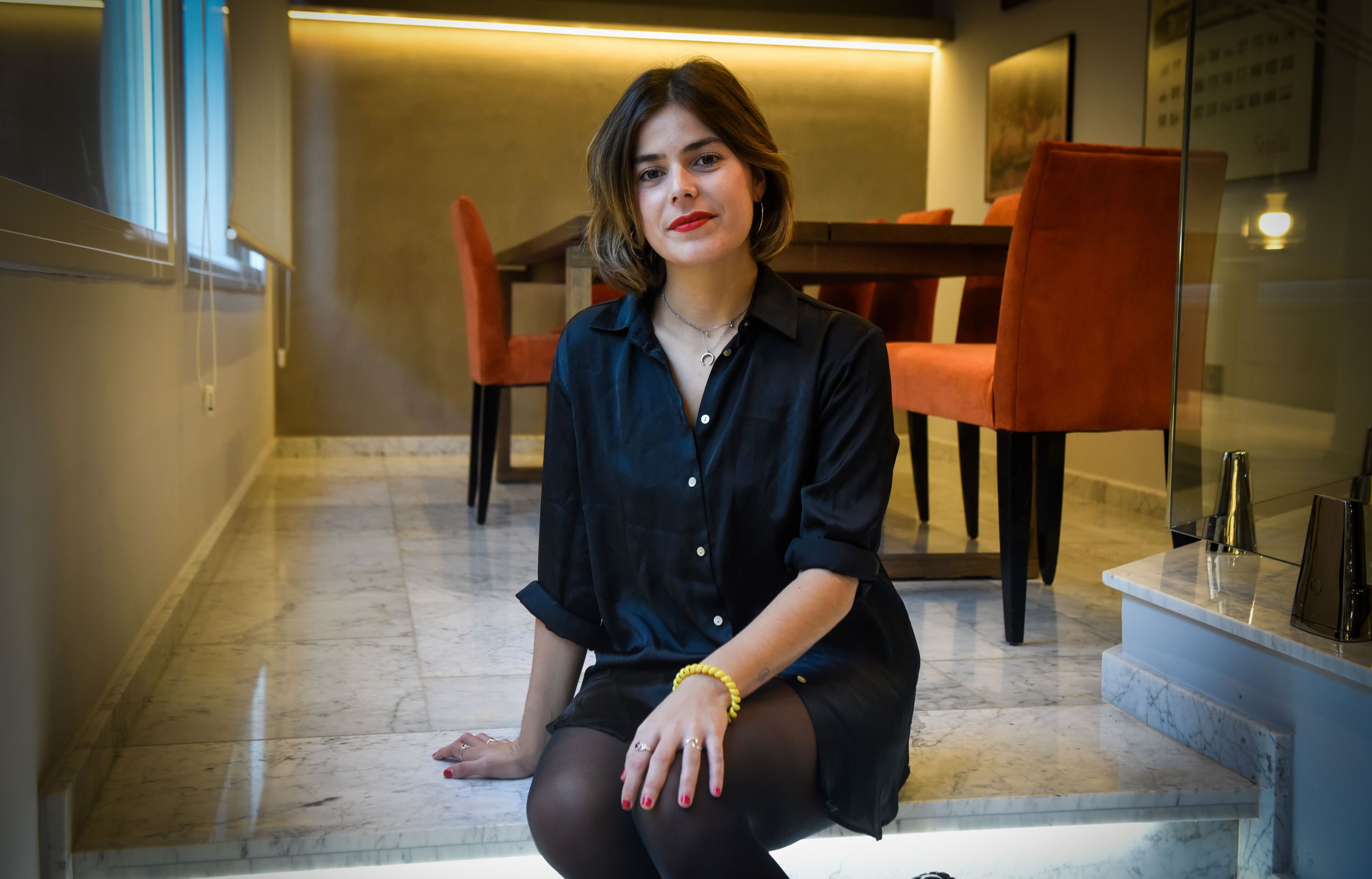 Carla Nyman (Palma de Mallorca, 1996), fotografiada ayer en Sevilla.