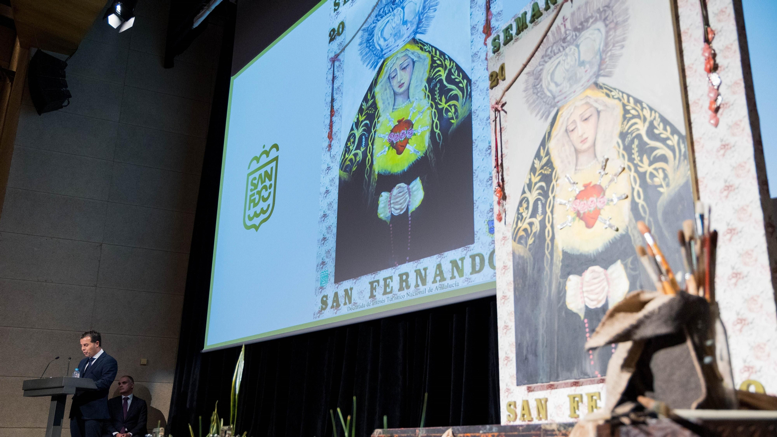 Así se hizo el cartel de la Semana Santa de San Fernando 2024