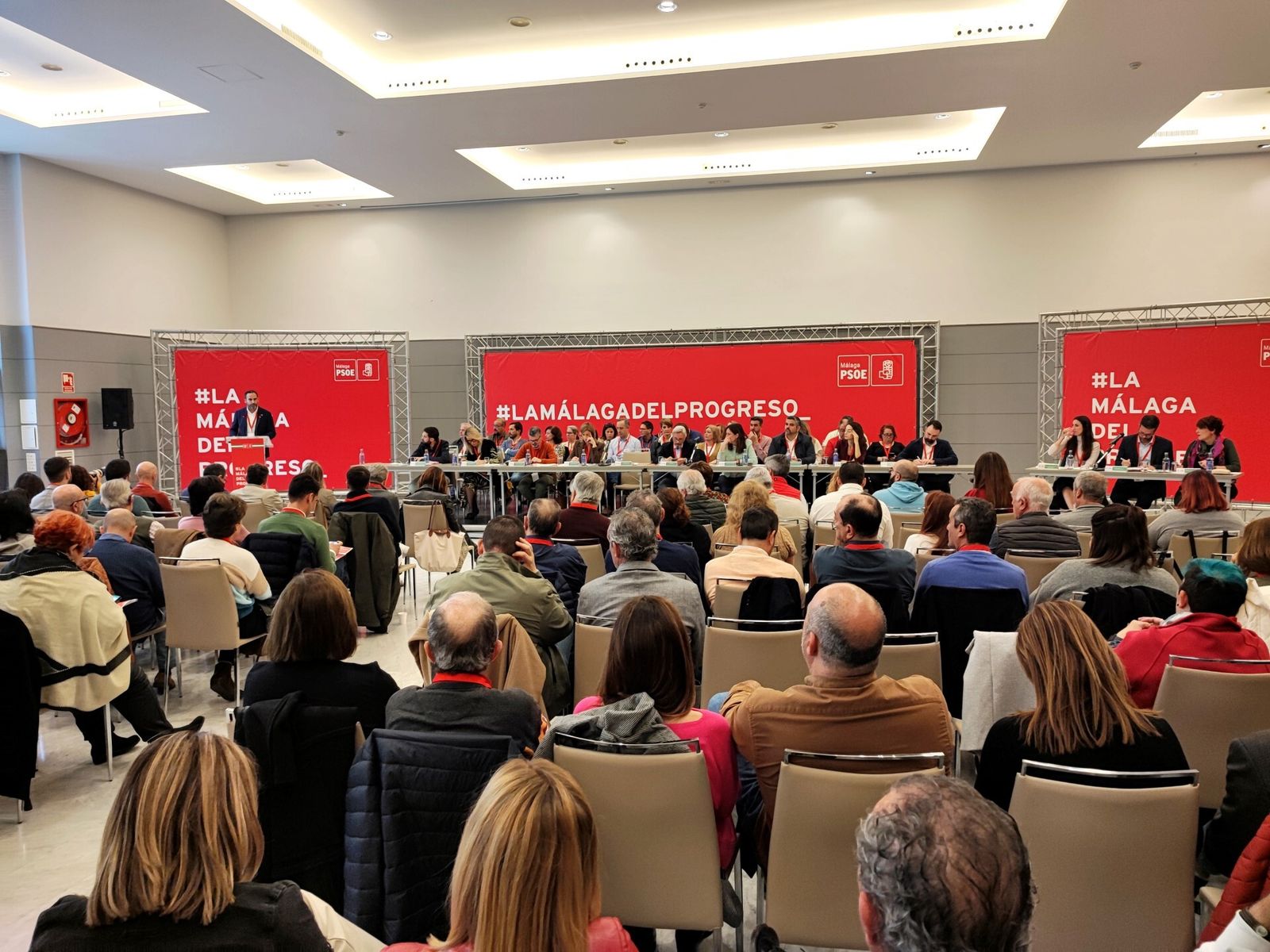 Congreso de los socialistas malagueños celebrado