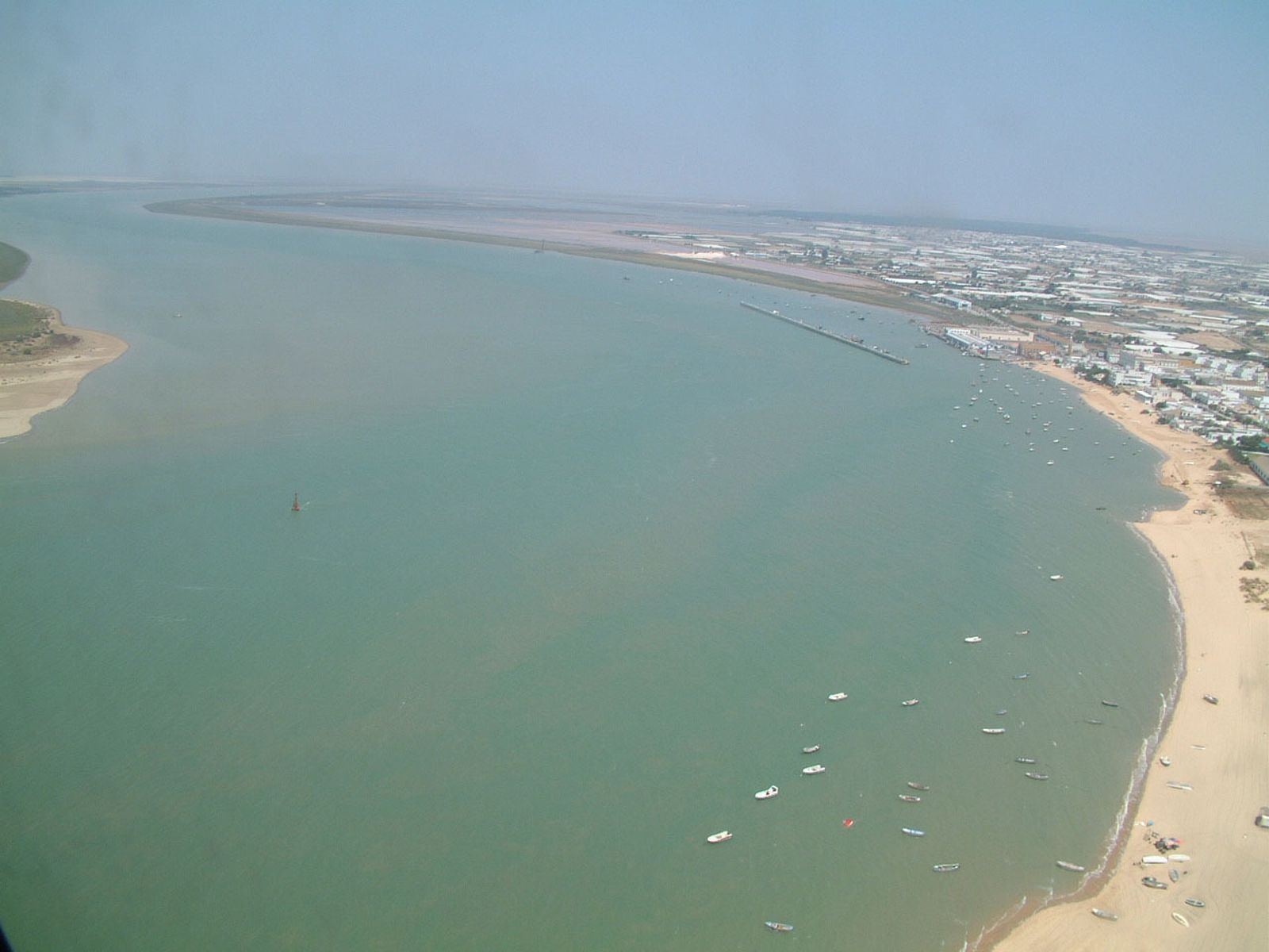 Desembocadura del Guadalquivir, en Sanlúcar