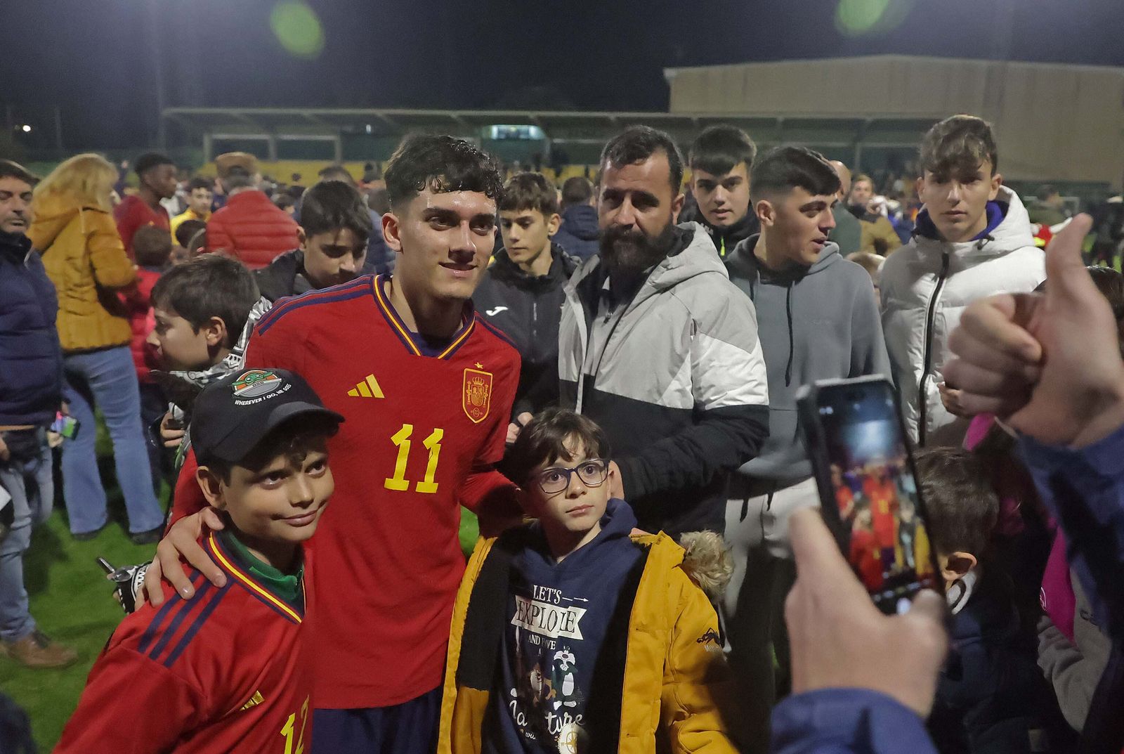 Las mejores fotos del España - Italia sub-17: Camarda, Oyono, Iago y Reyes en Los Barrios