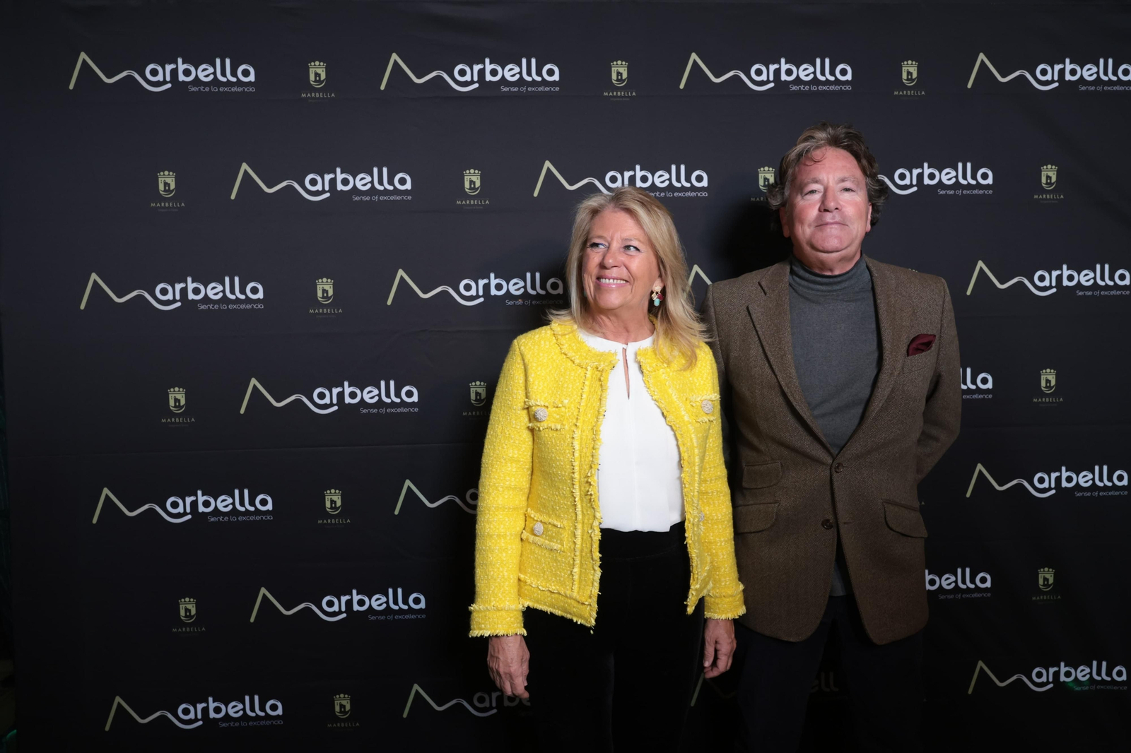 La alcaldesa de Marbella en el acto de presentación.