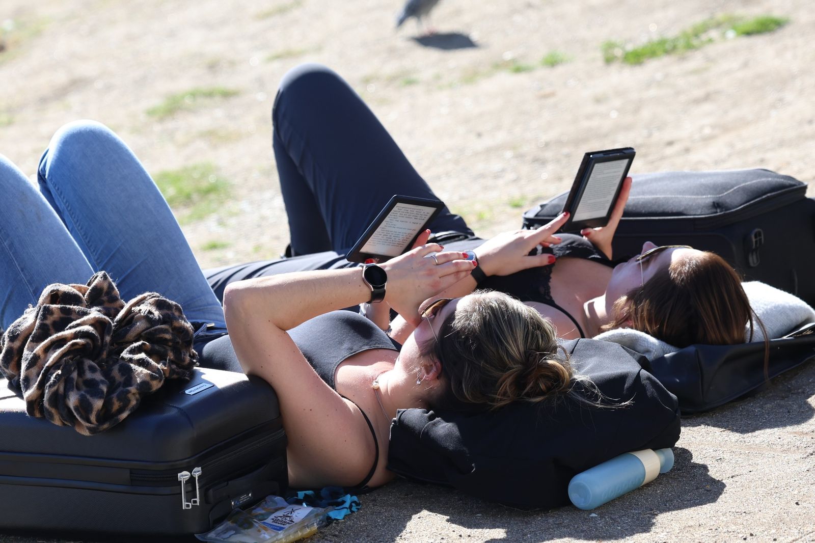 Enero y... día de playa en Málaga: la subida de las temperaturas deja estas imágenes