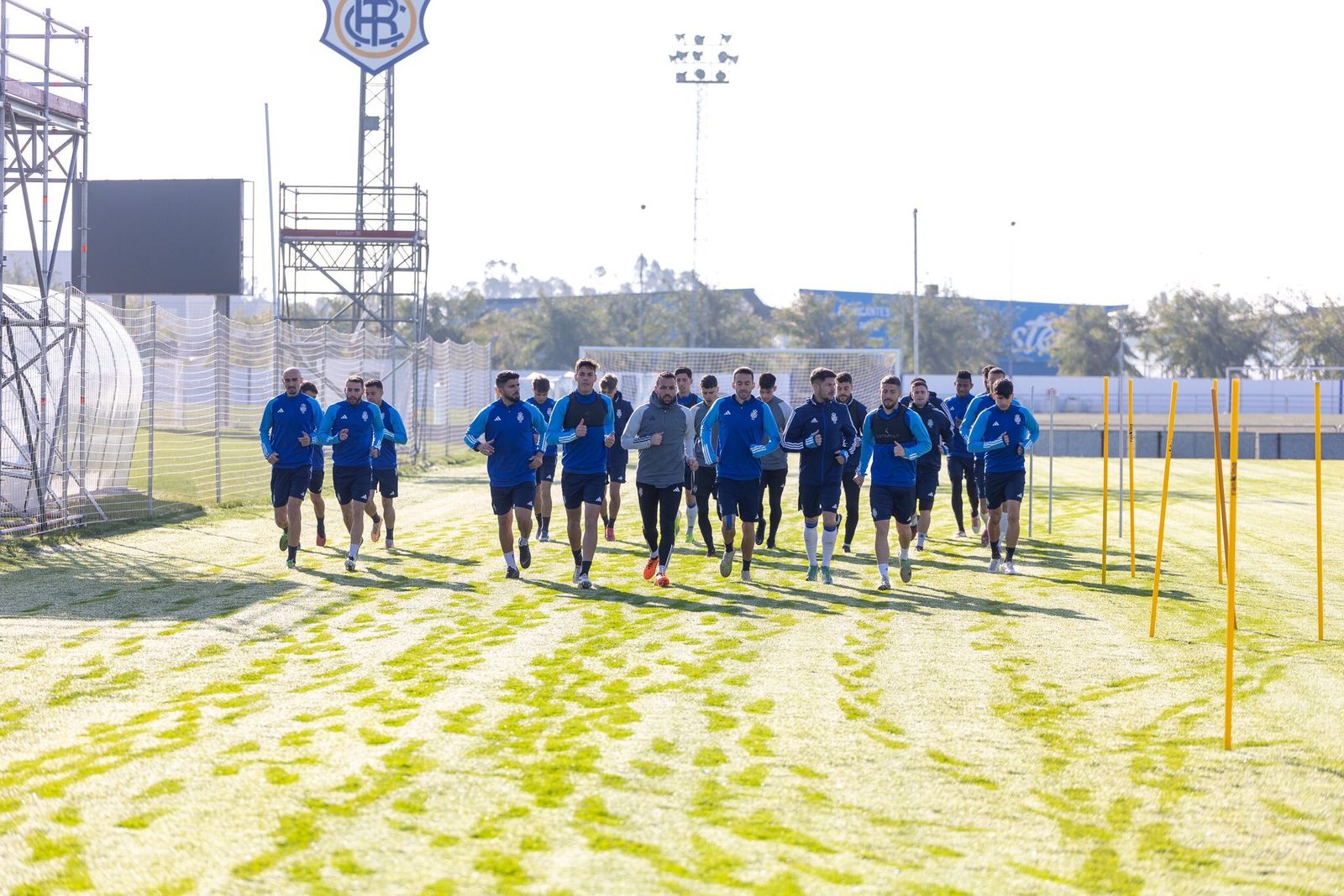 Entrenamiento del Recre en la Ciudad Deportiva.