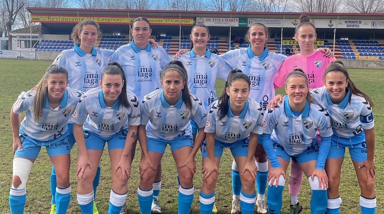 Once inicial del Málaga Femenino.