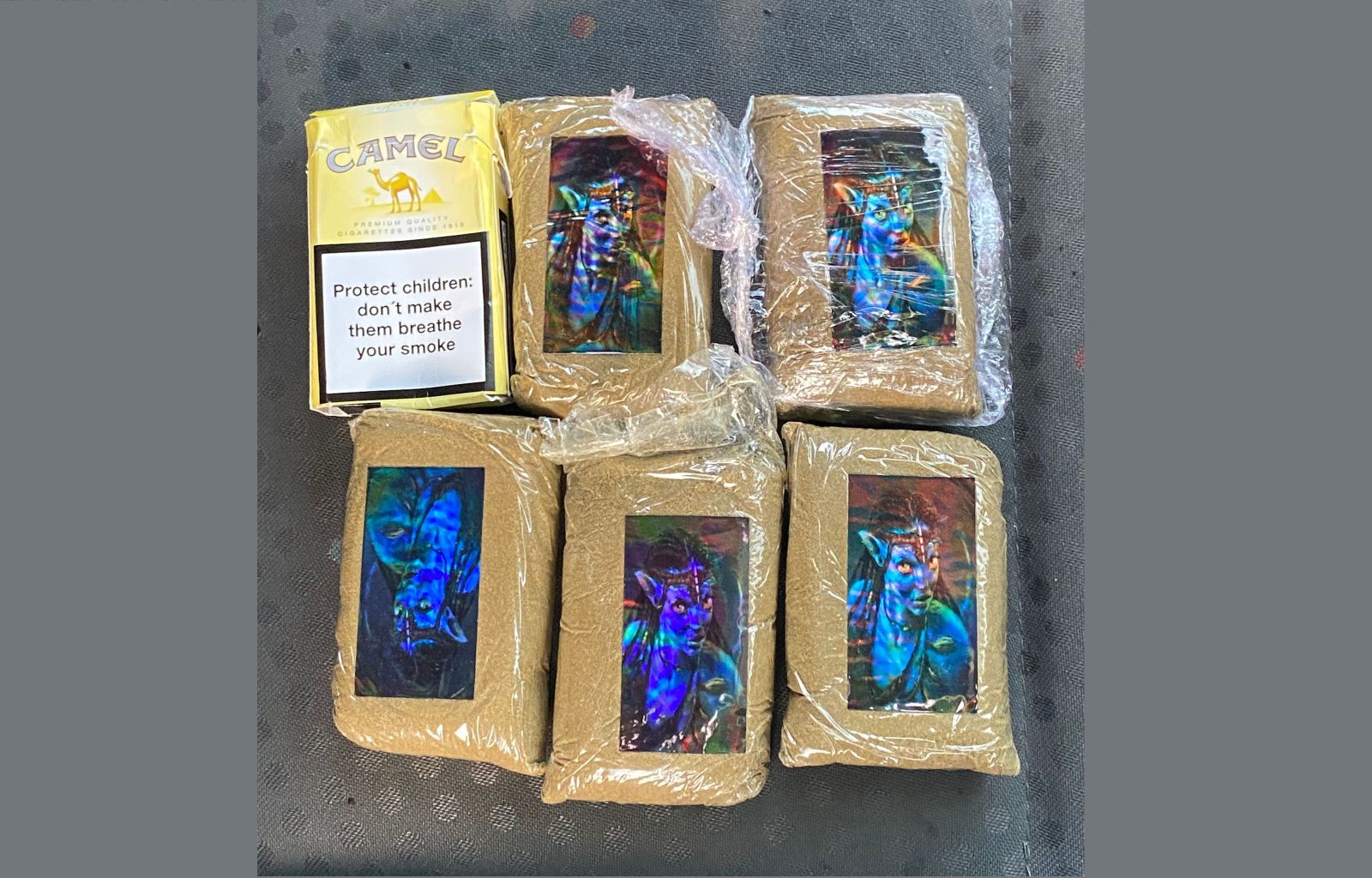 La droga intervenida por la Policía Local de Los Barrios.