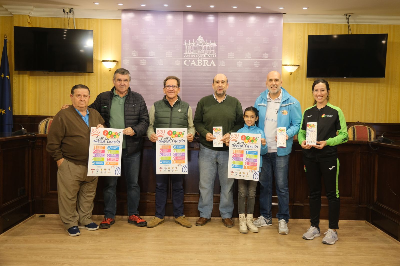 Presentación de la campaña 'Cabra juega limpio'.