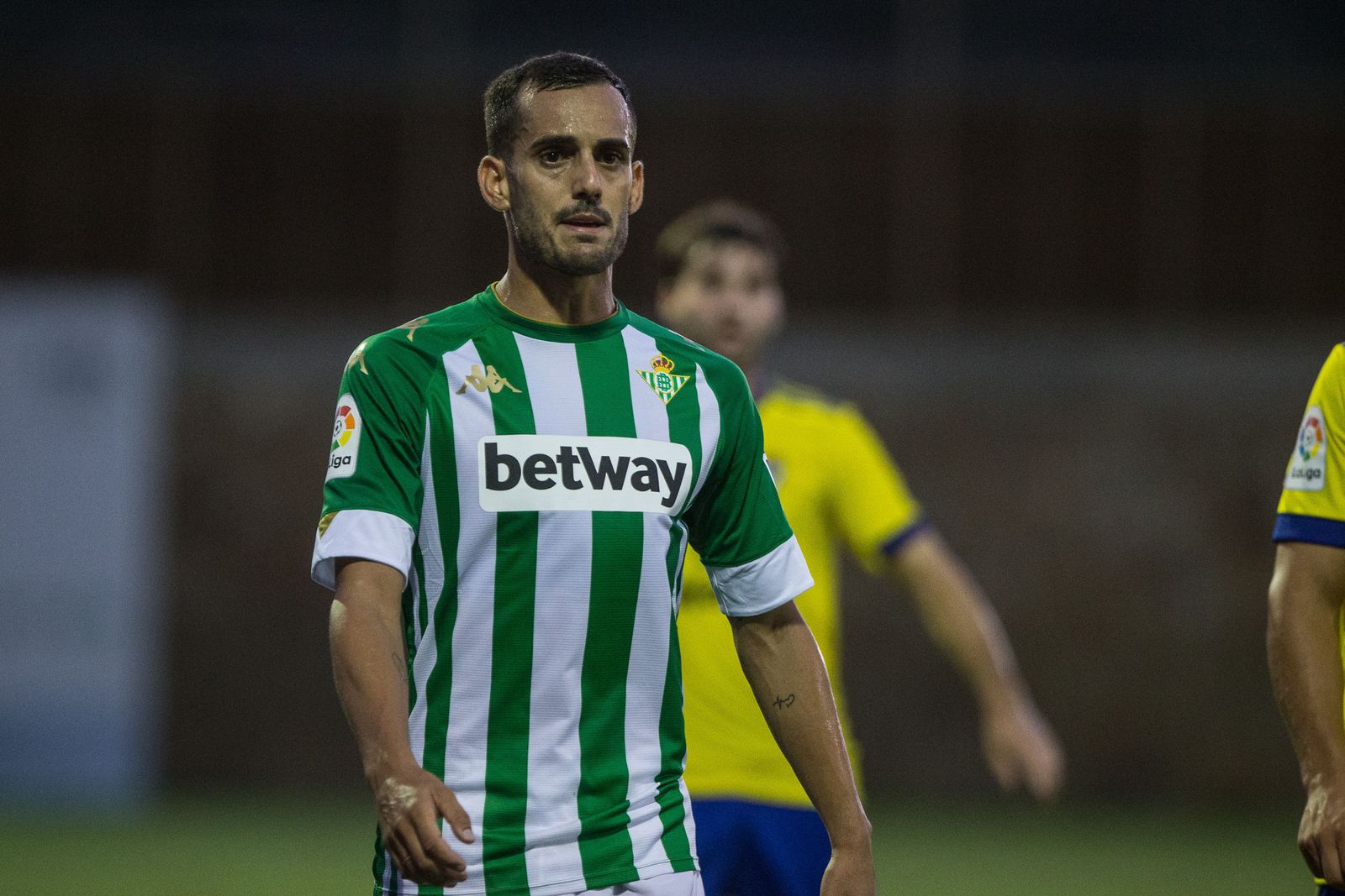 Juanmi en un partido del Betis.