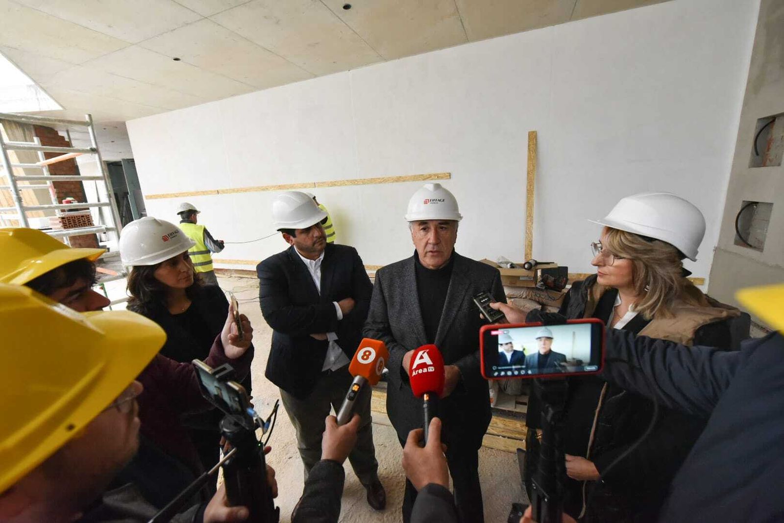 José Ignacio Landaluce, Jorge Vázquez, Yéssica Rodríguez y Pilar Pintor, este miércoles.