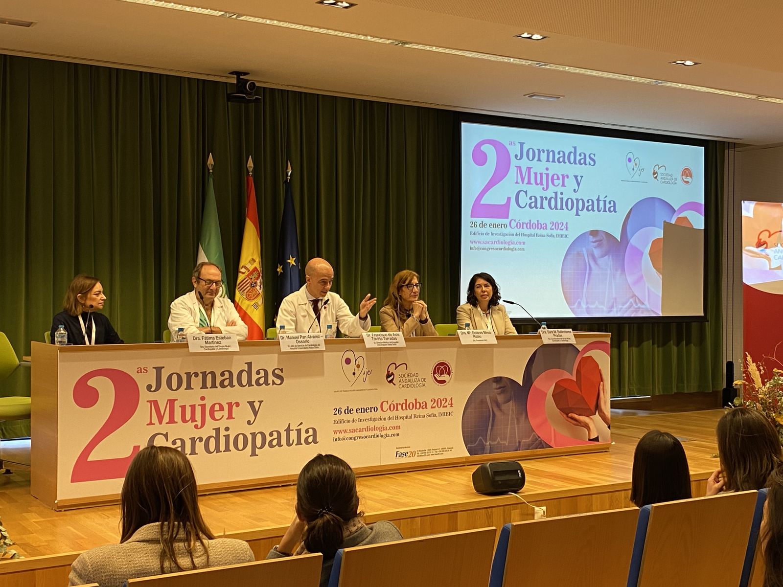 Inauguración de las II Jornadas de Mujer y Cardiopatías de la Sociedad Andaluza de Cardiología en Córdoba.