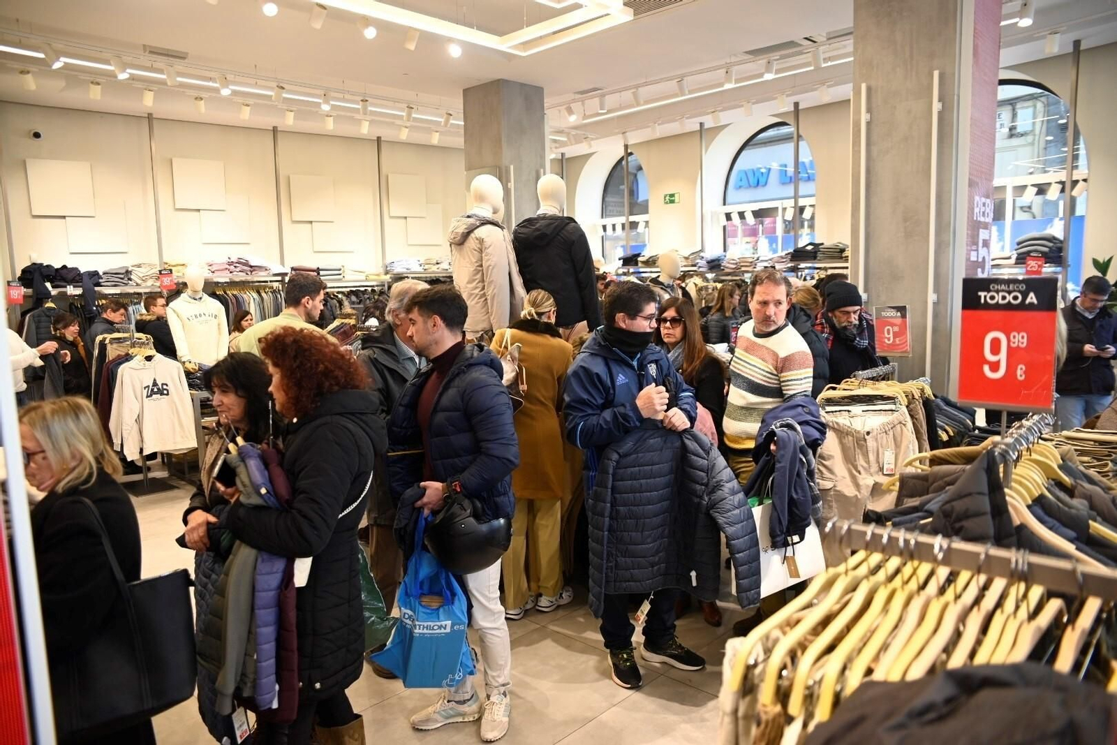 Rebajas en las tiendas del centro de Córdoba.