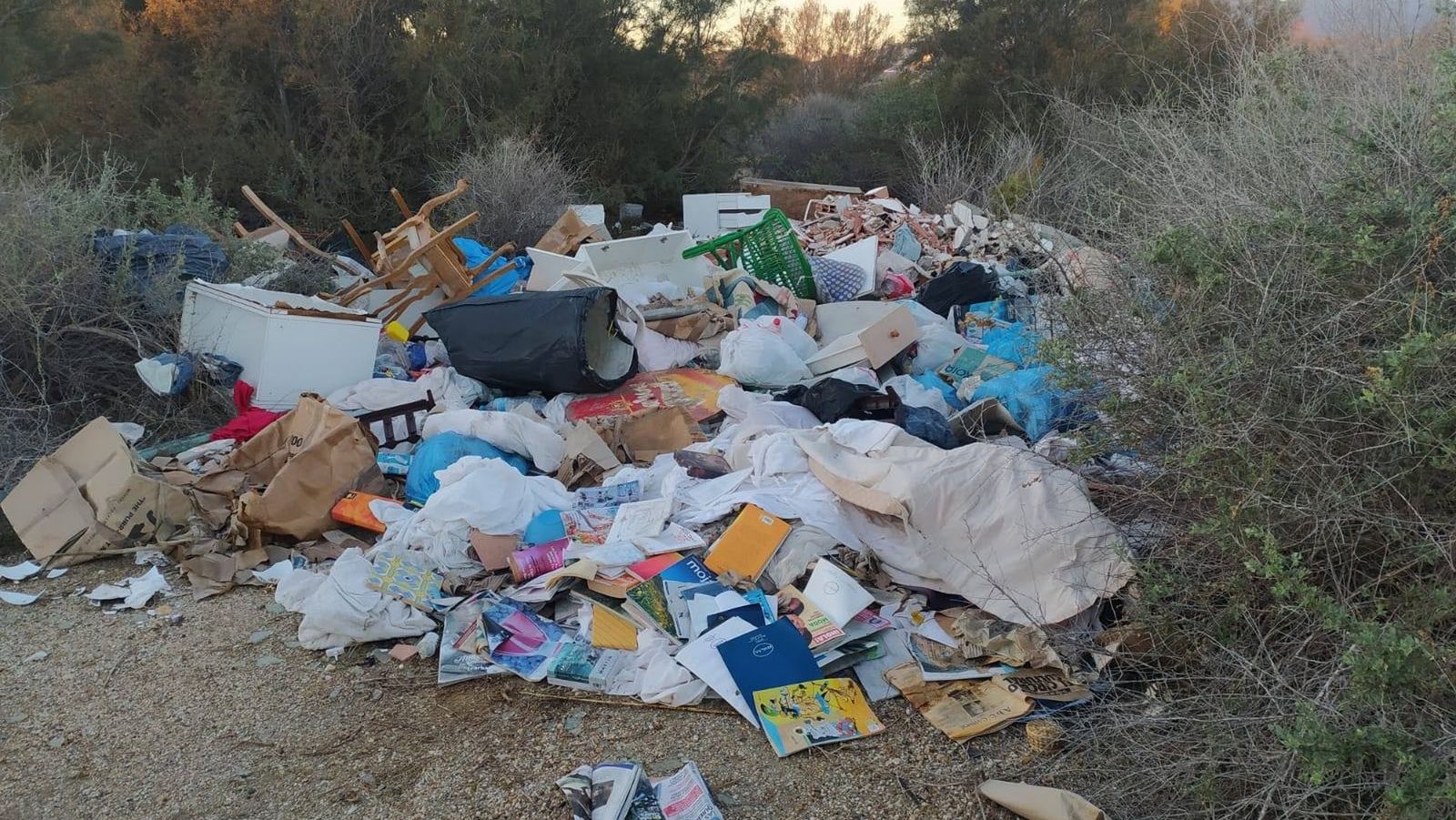 Ecologista en Acción ha documentado 5 focos en el Parque Natural Cabo de Gata Níjar