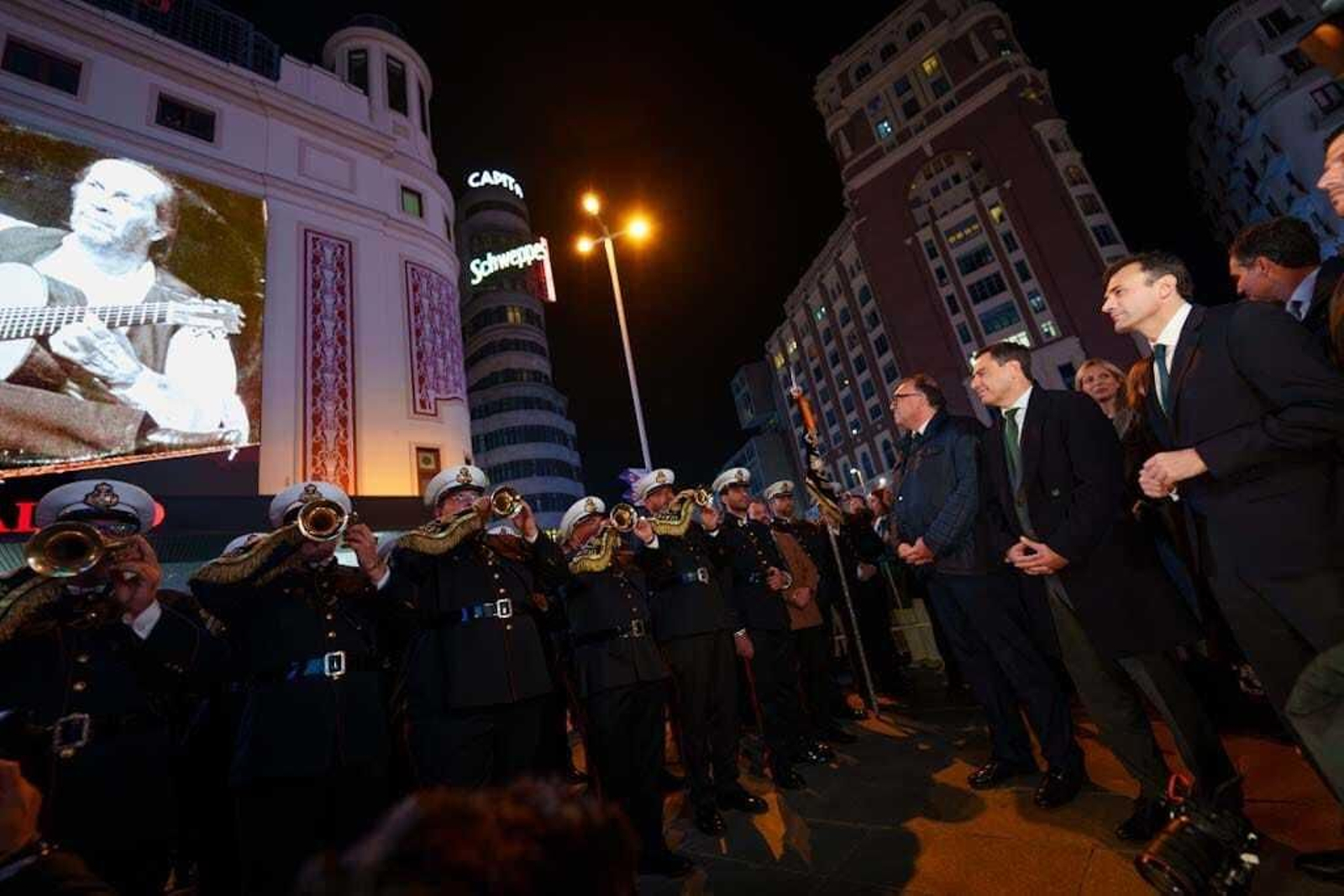 La Banda del Rosario actúa en el centro de Madrid