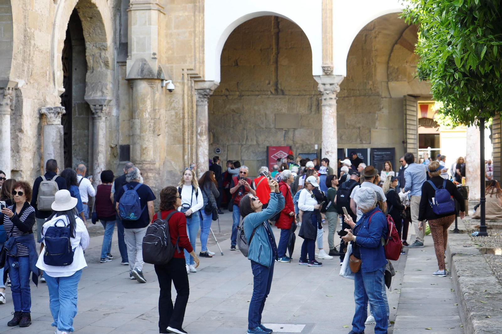 Turistas en Córdoba.