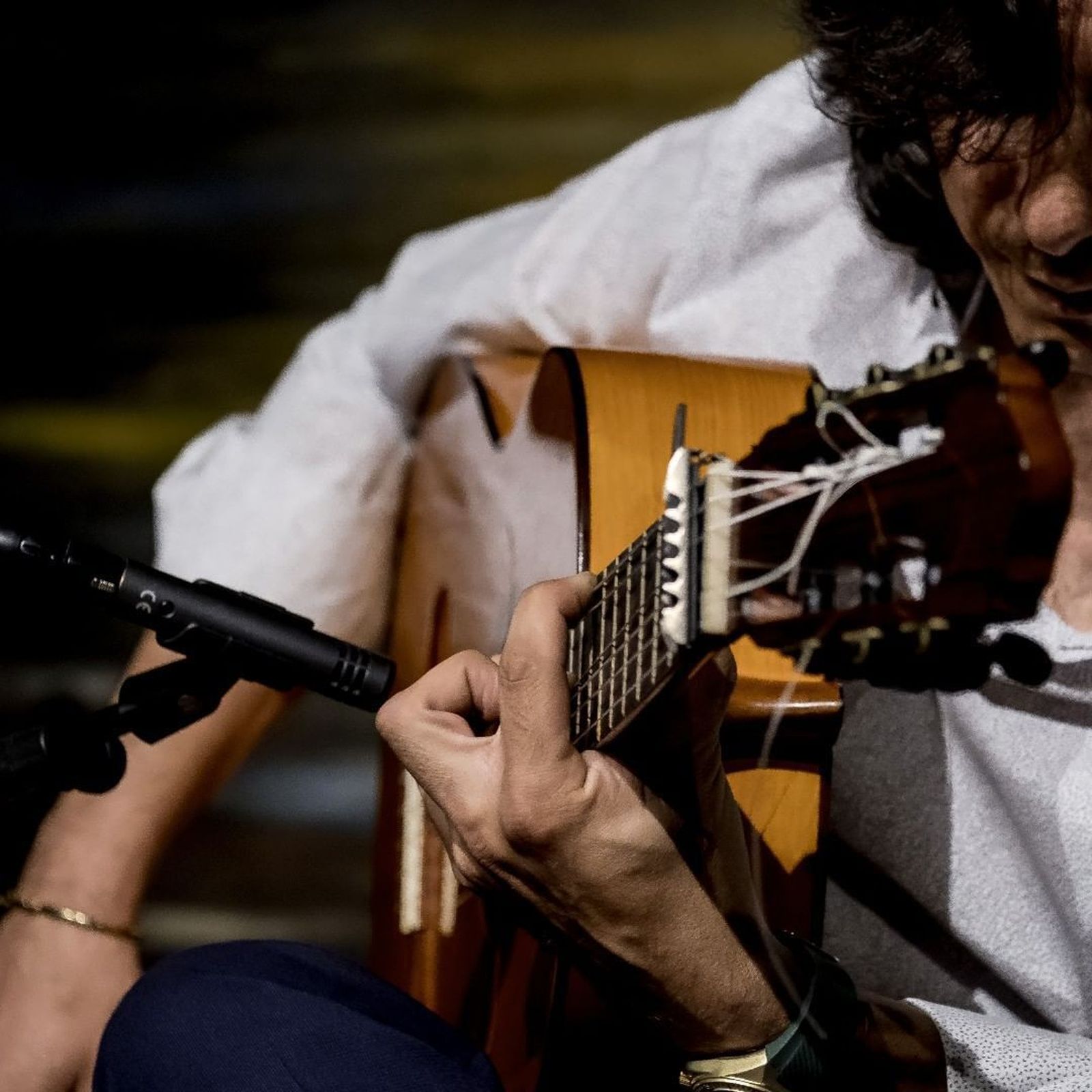 El guitarrista Manuel Fernández.