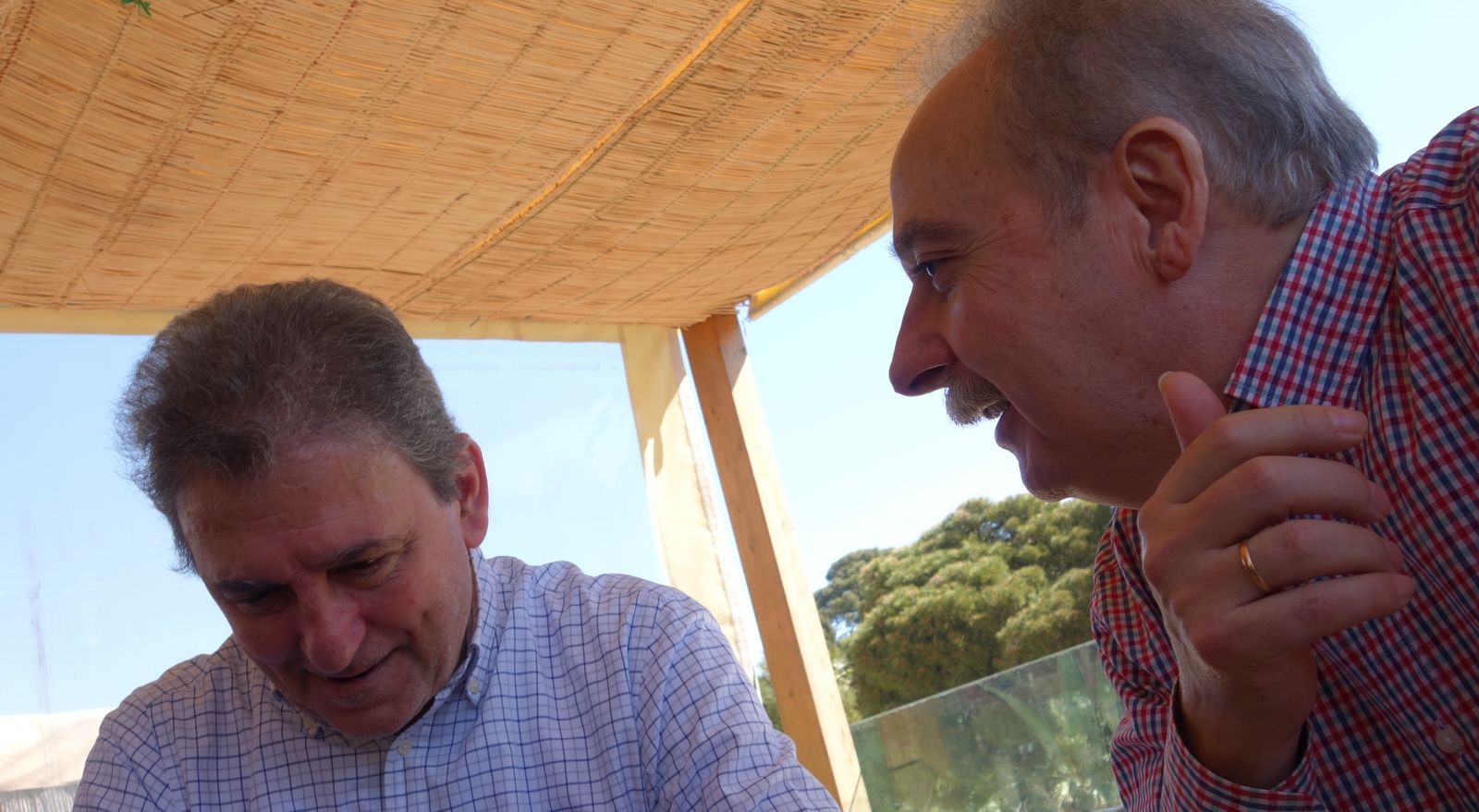 Francisco Gallardo (Sevilla, 1958) e Ismael Yebra (Sevilla, 1955-2021).