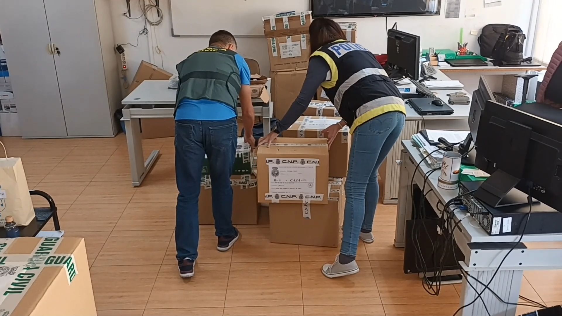 Ocho detenidos en Jaén por supuesta pertenencia a una organización criminal dedicada a defraudar a la Seguridad Social