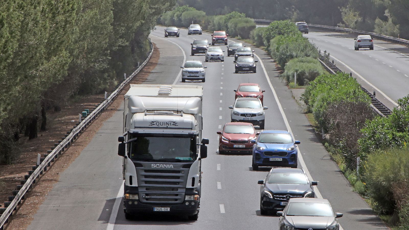 Imagen de la autopista AP-4.