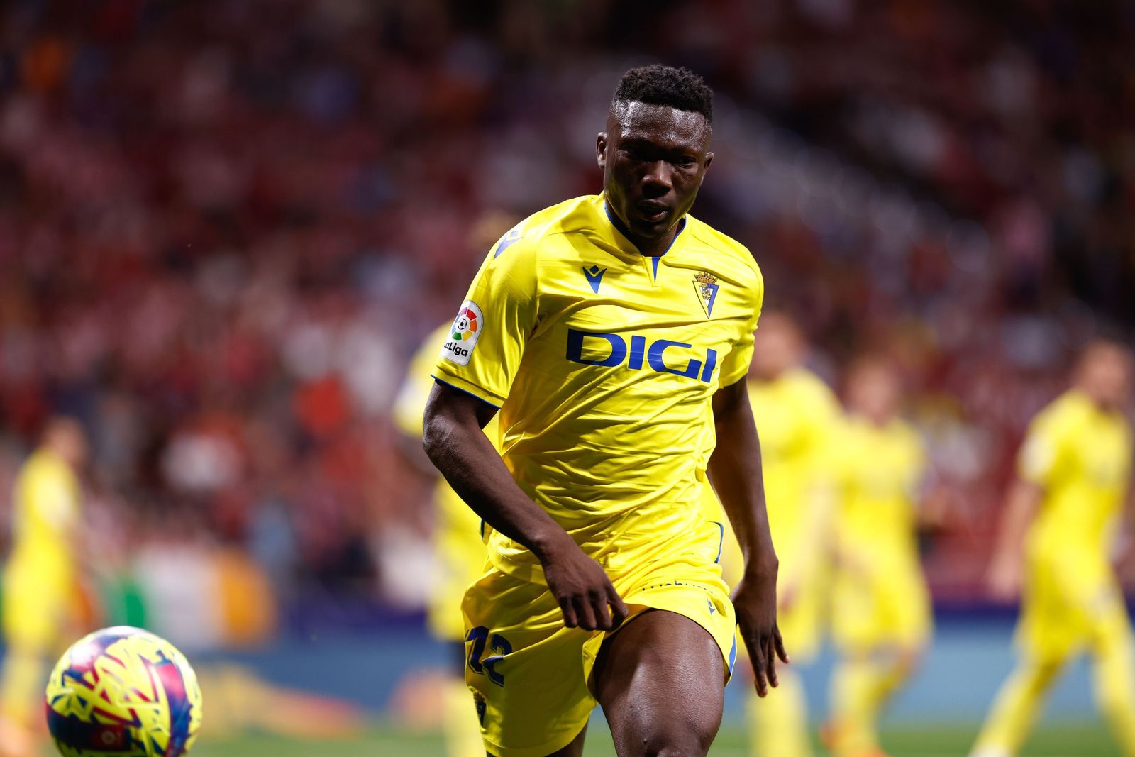 Diarra en un partido de Cádiz la pasada temporada.