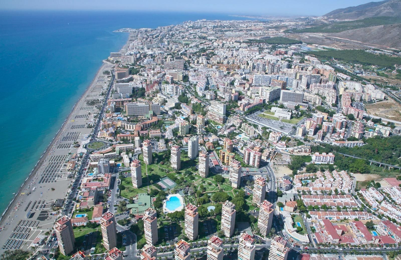 Vista aérea de Torremolinos.